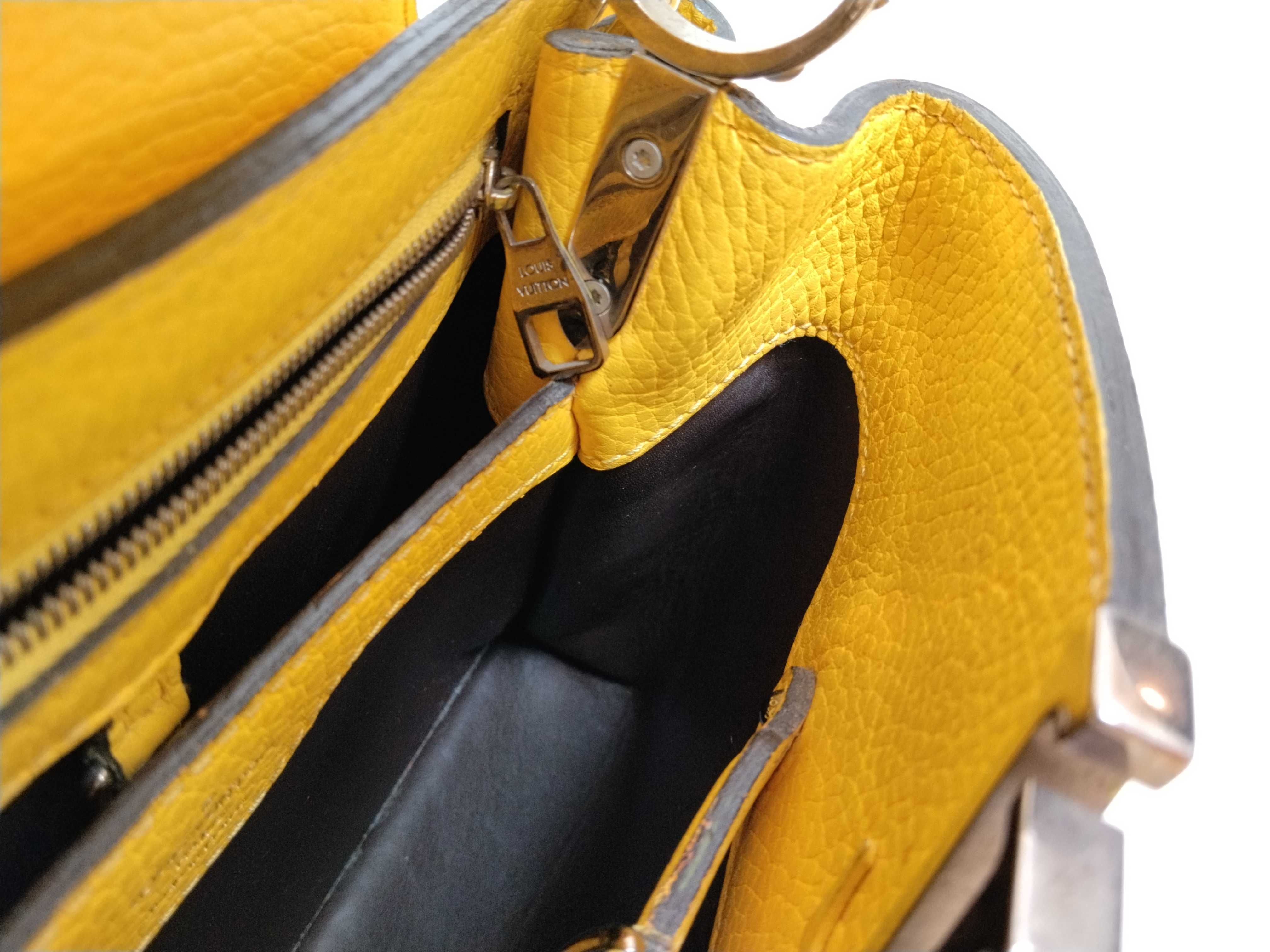 PH- Taurillon Capucines BB M59434 Handbag Yellow Leather — view 13