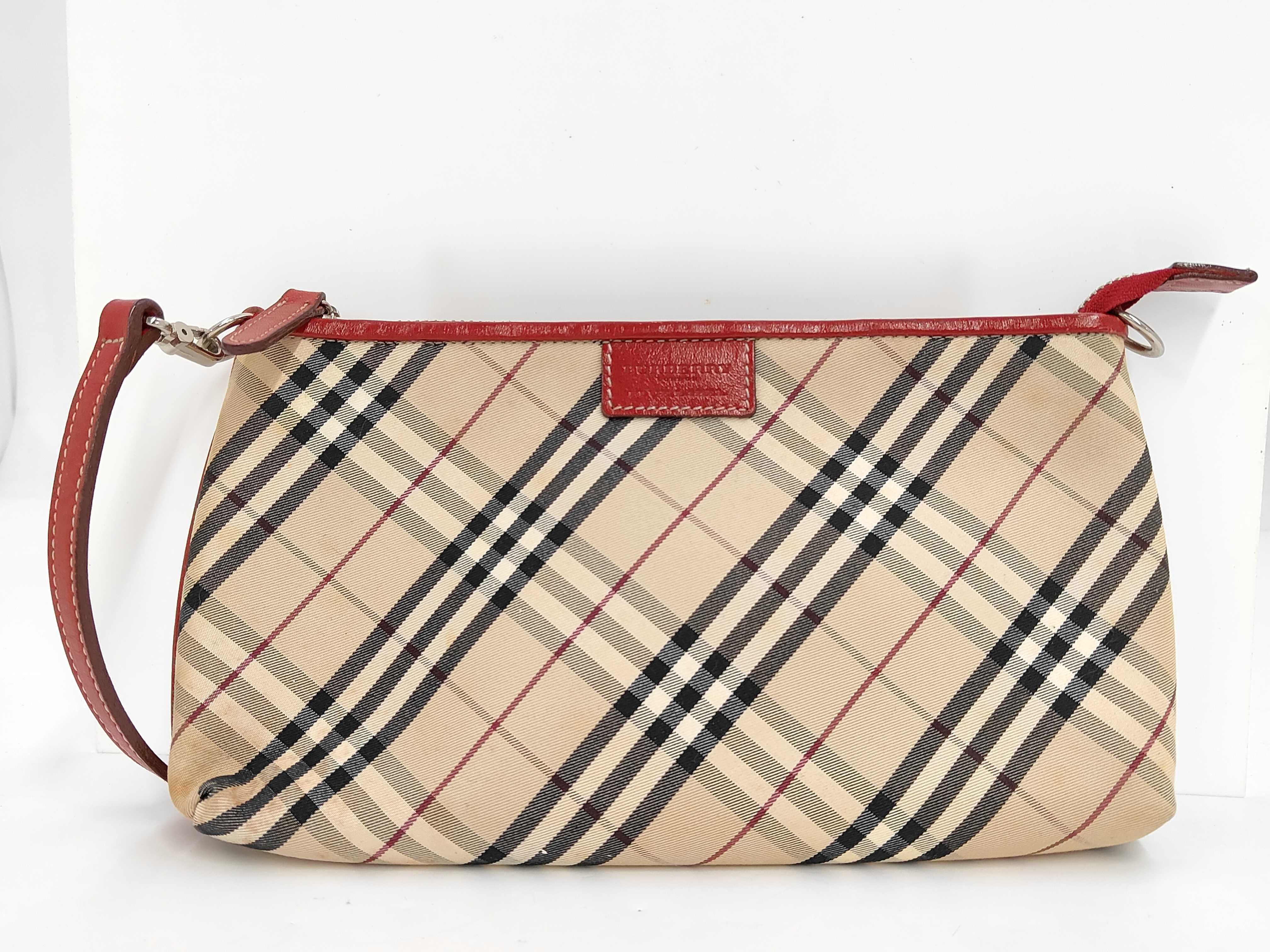Nova Check pattern logo shoulder bag