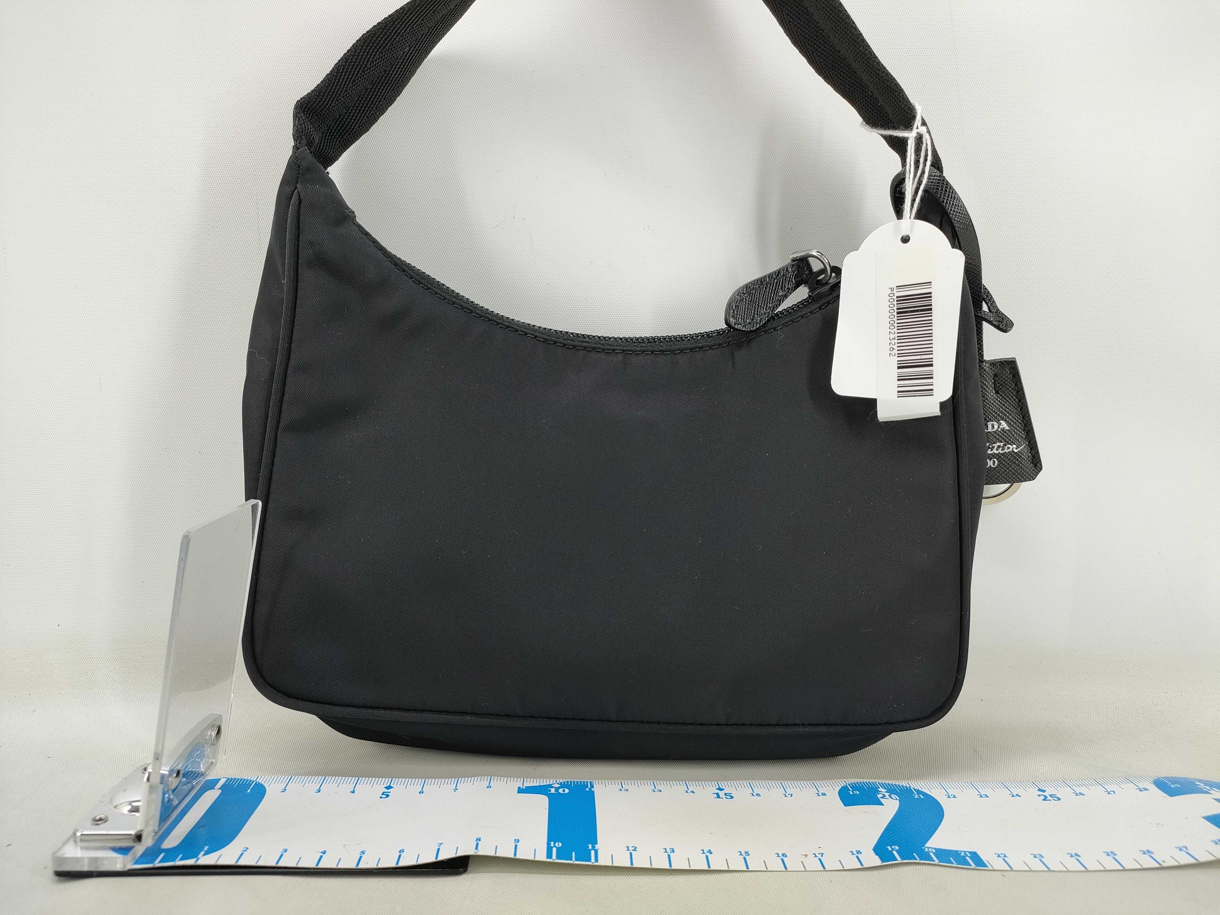 Nylon FR-TESSUTO NYLON SHOULDER BAG BLACK Handbag — view 2