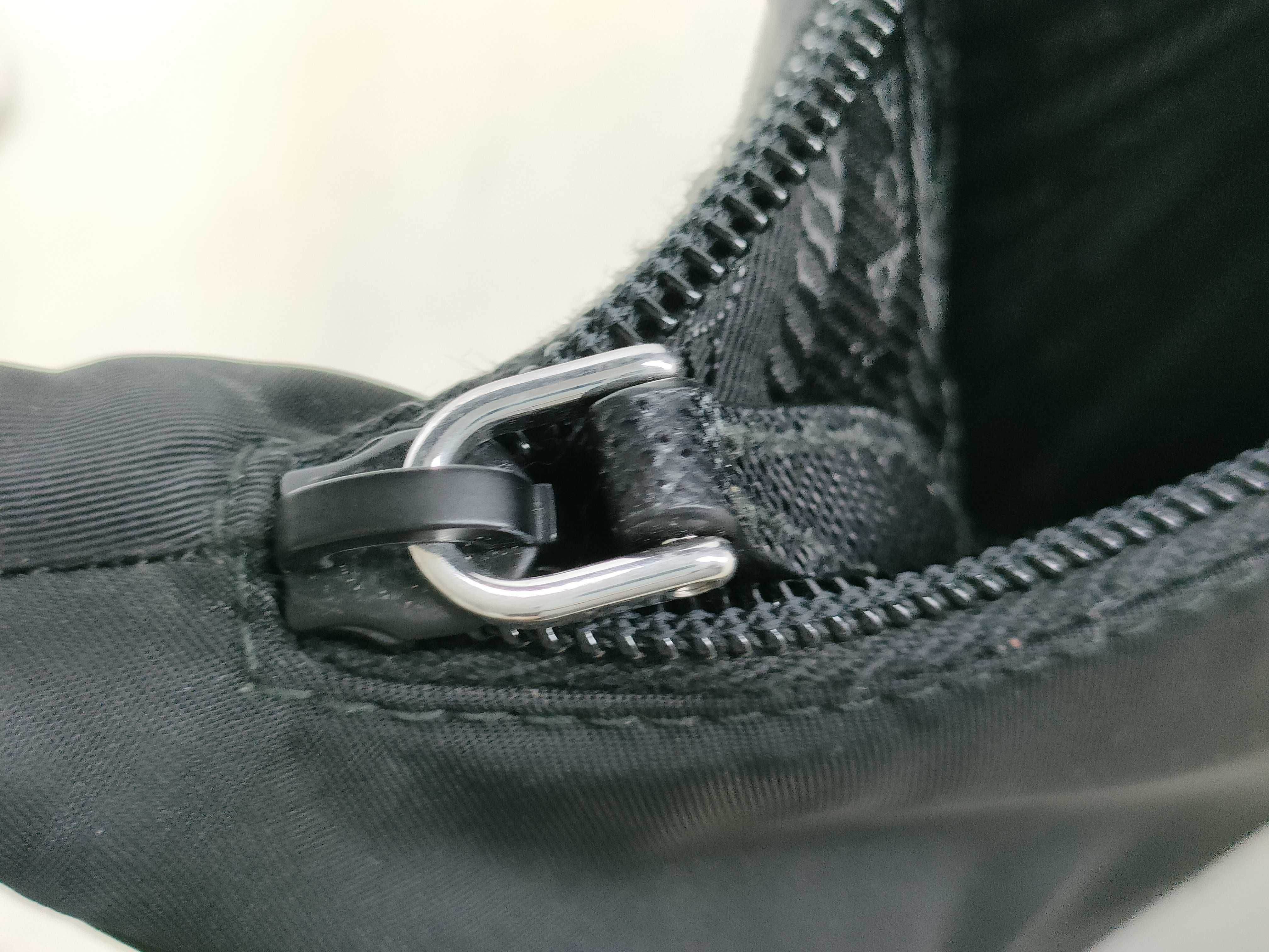 Nylon FR-TESSUTO NYLON SHOULDER BAG BLACK Handbag — view 12