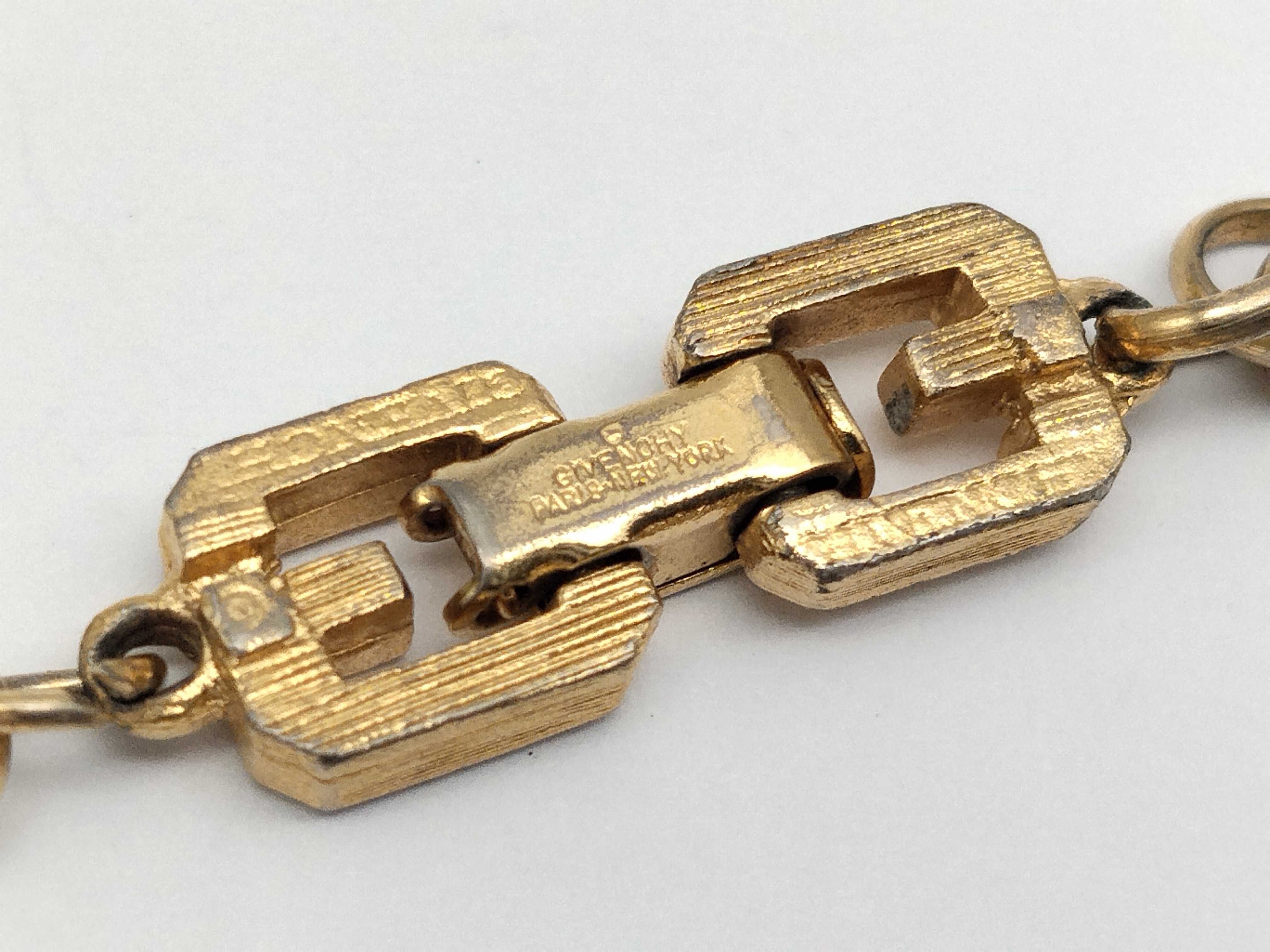 G-Logo Vintage Twist Chain Rope Chain Gold Bracelet/Bangle — view 5