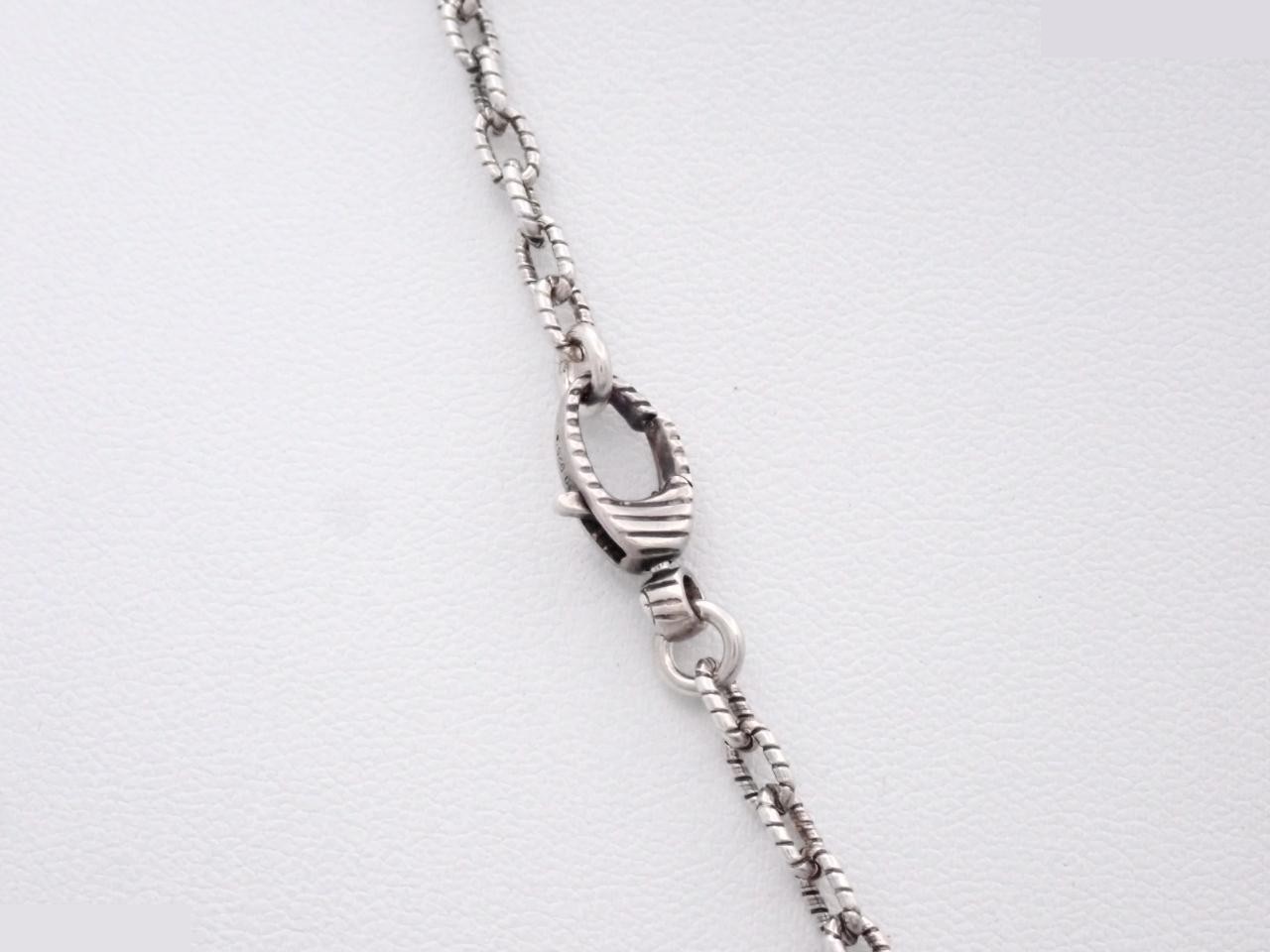 Necklace, sterling silver (925), chain approximately 44cm, 17.6g — view 2