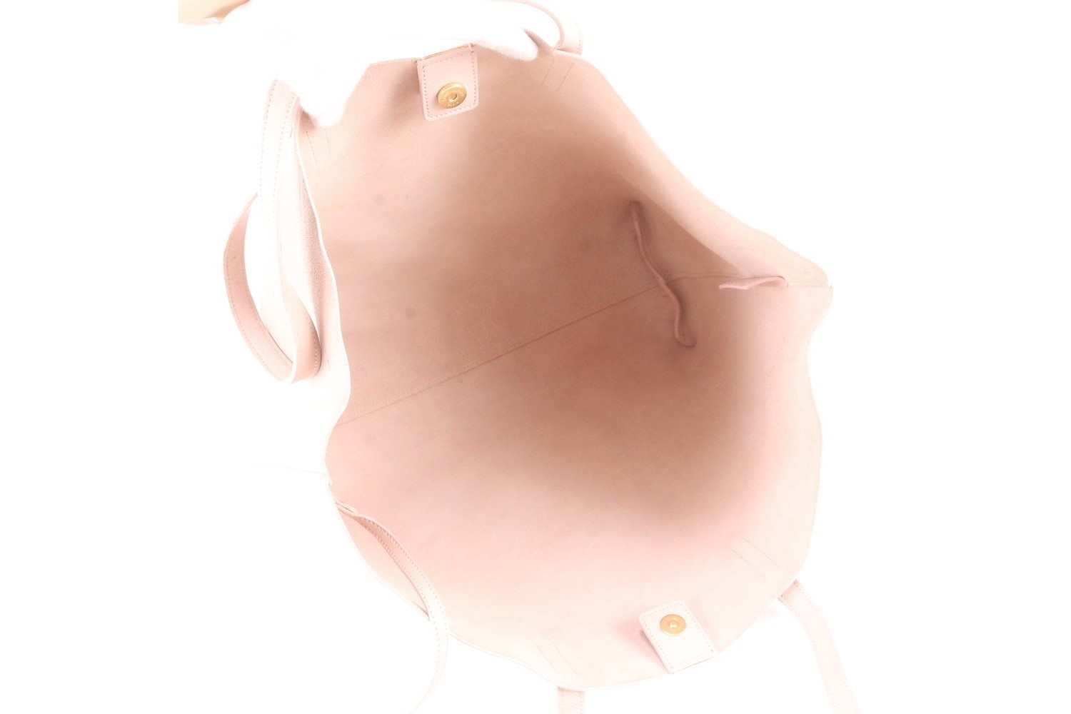 Leather tote bag with pouch for shopping. — view 7