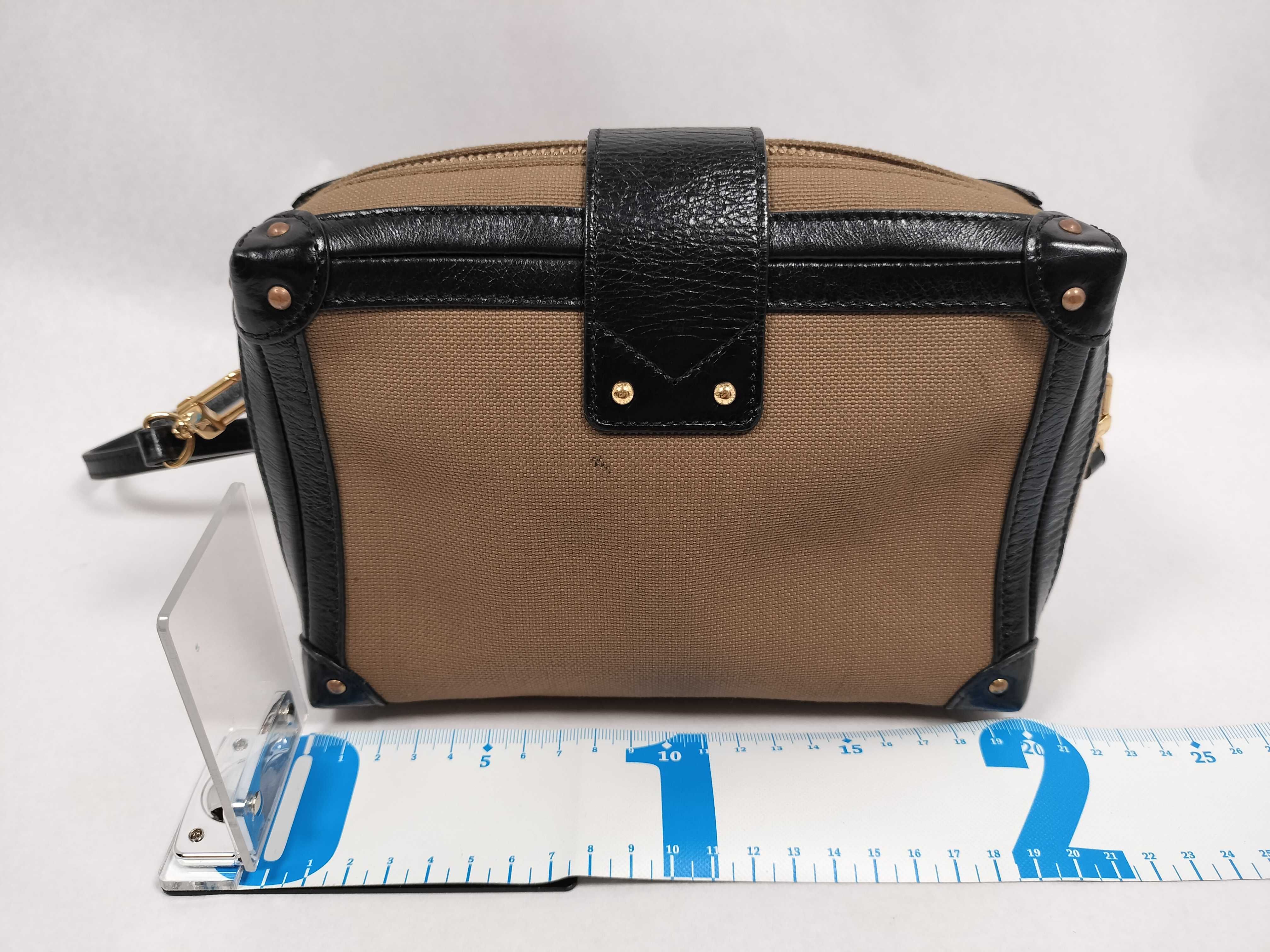 LV Logo Petite Malsoft MM Brown x Black PL5114 Shoulder Bag — view 2