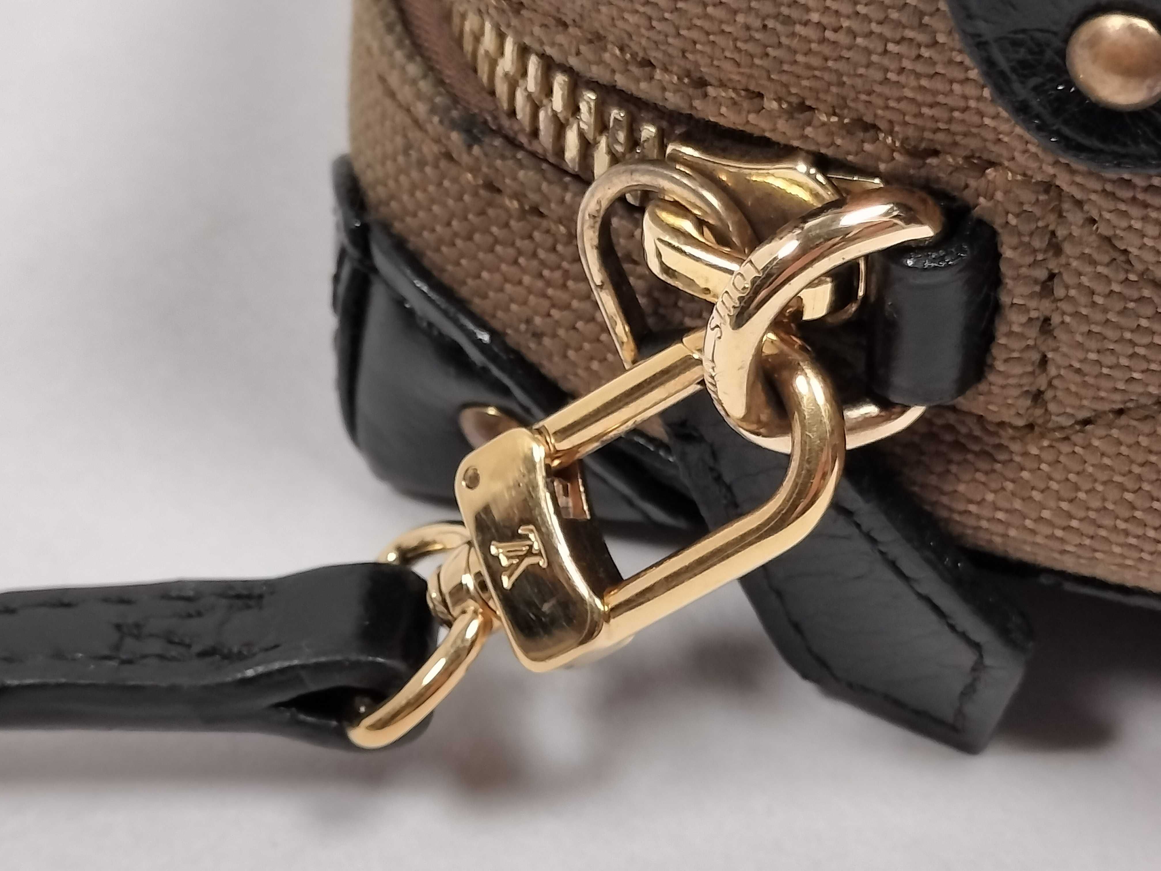 LV Logo Petite Malsoft MM Brown x Black PL5114 Shoulder Bag — view 5