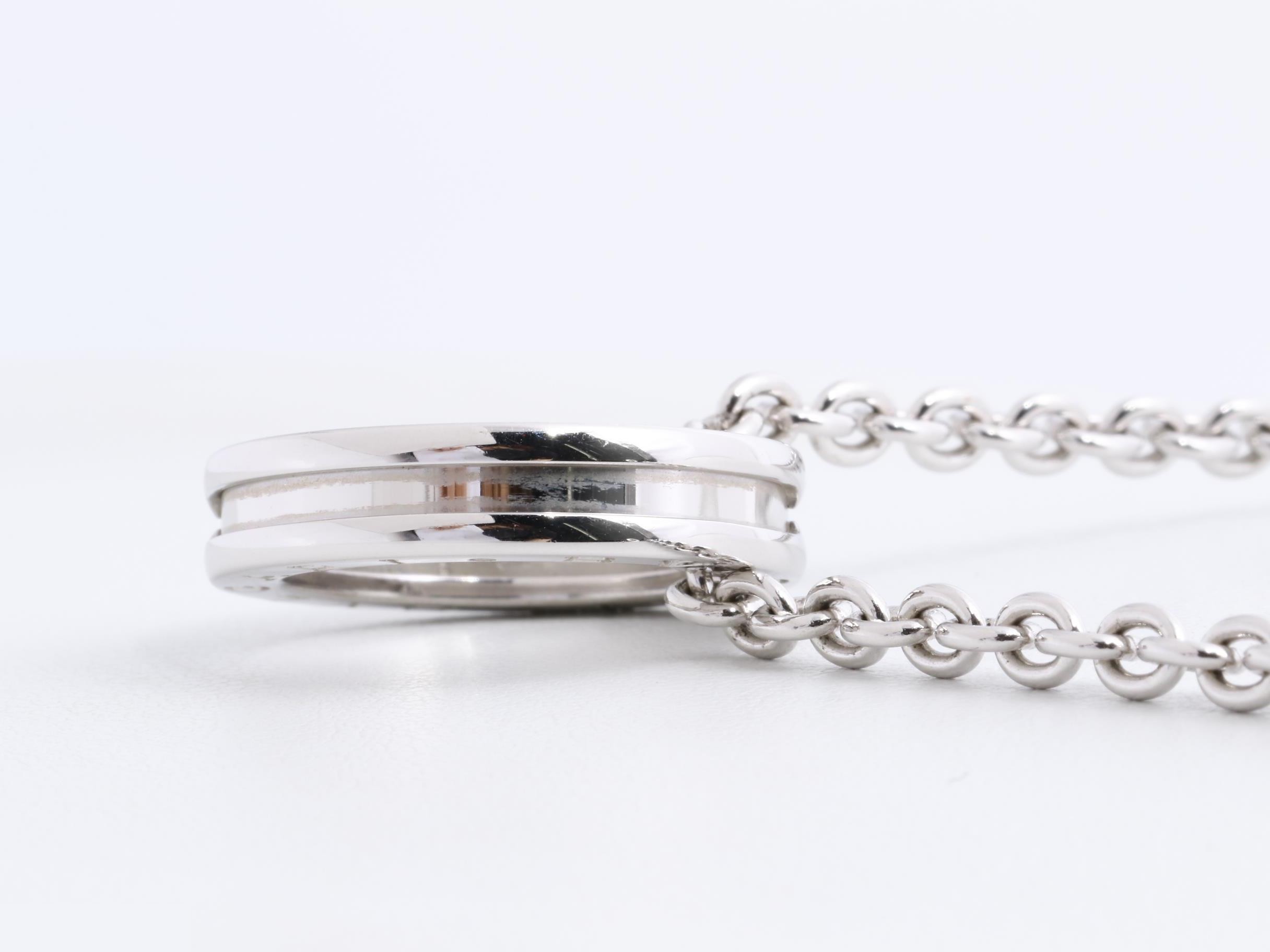 Necklace, B.zero1 ring, 750WG, total weight 28.3g — view 4