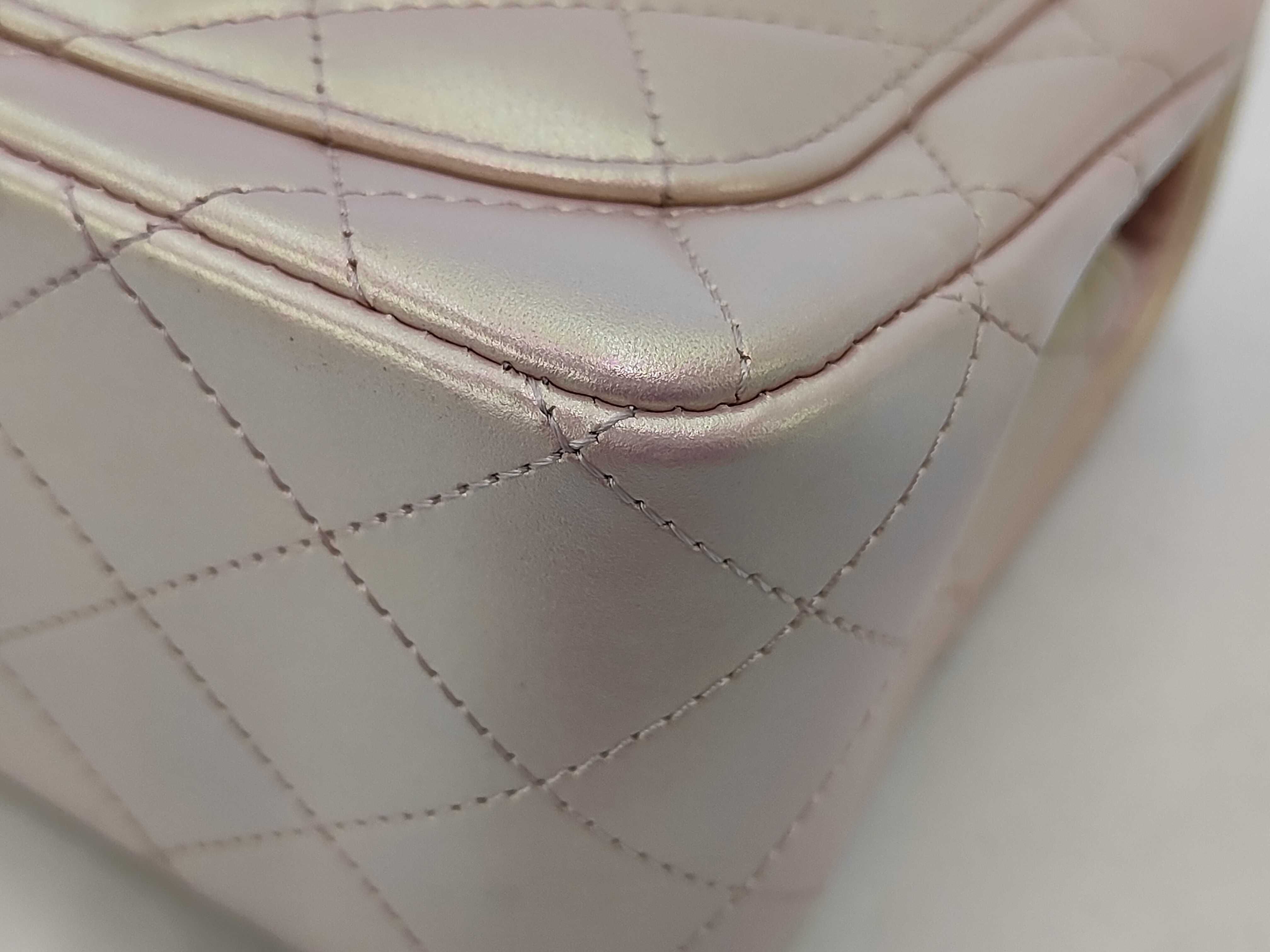 Mini Matelassé Pink Plate Shoulder Bag — view 3