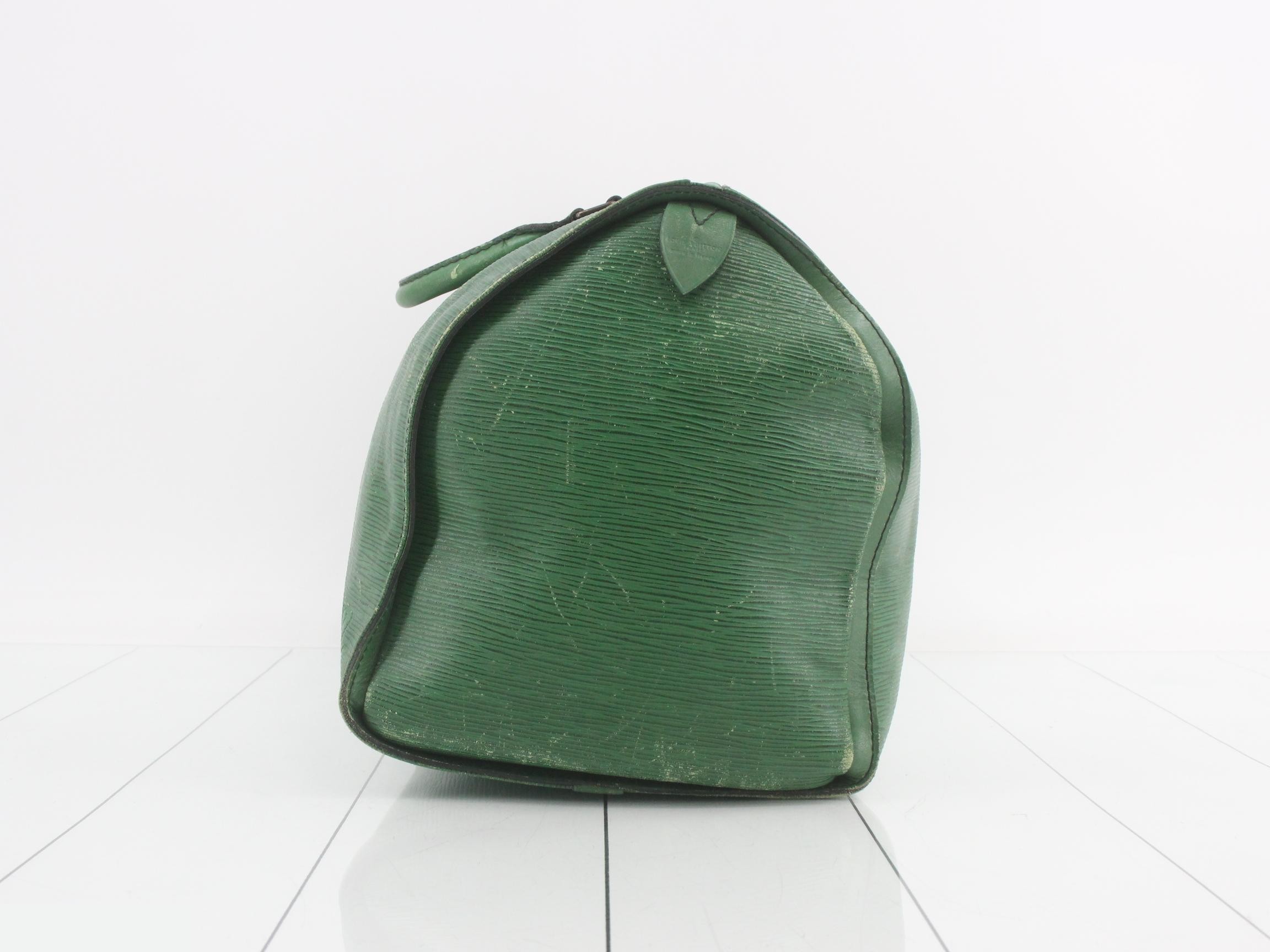 Epi Speedy 40 Borneo Green Handbag — view 3
