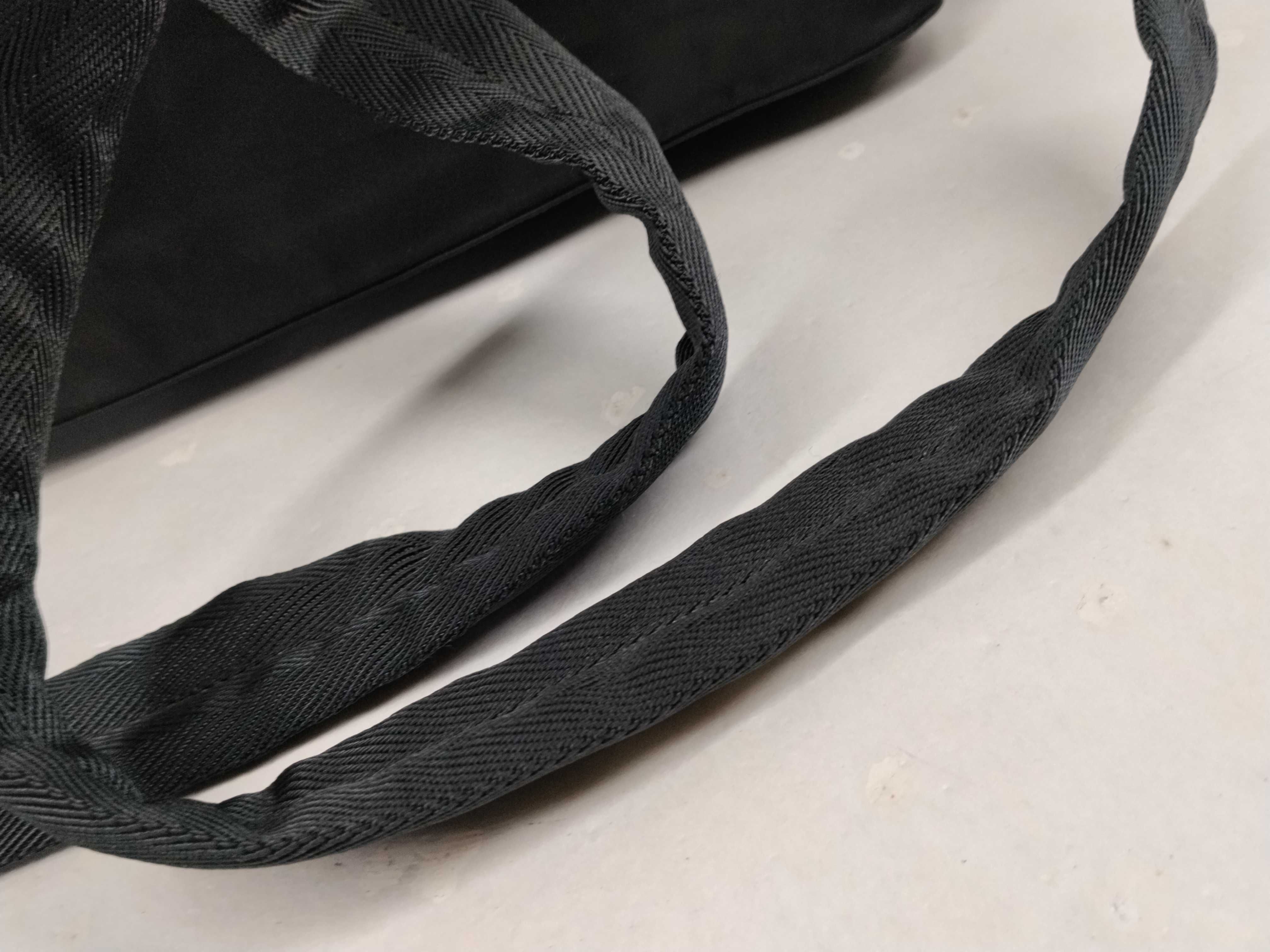 Nylon Backpack with Triangle Logo — view 6