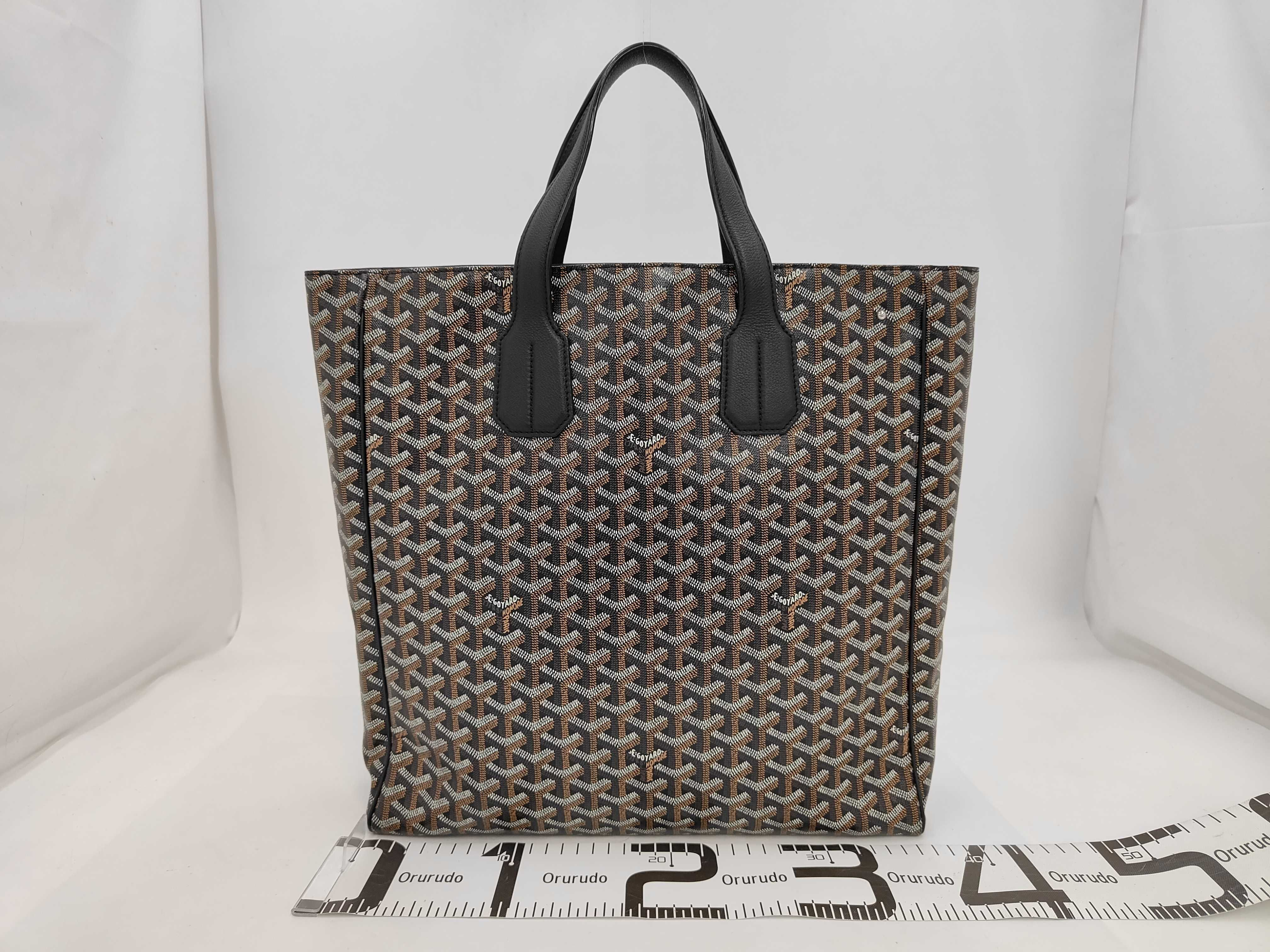 Sac Voltaire PVC x Leather Black Tote Bag — view 2