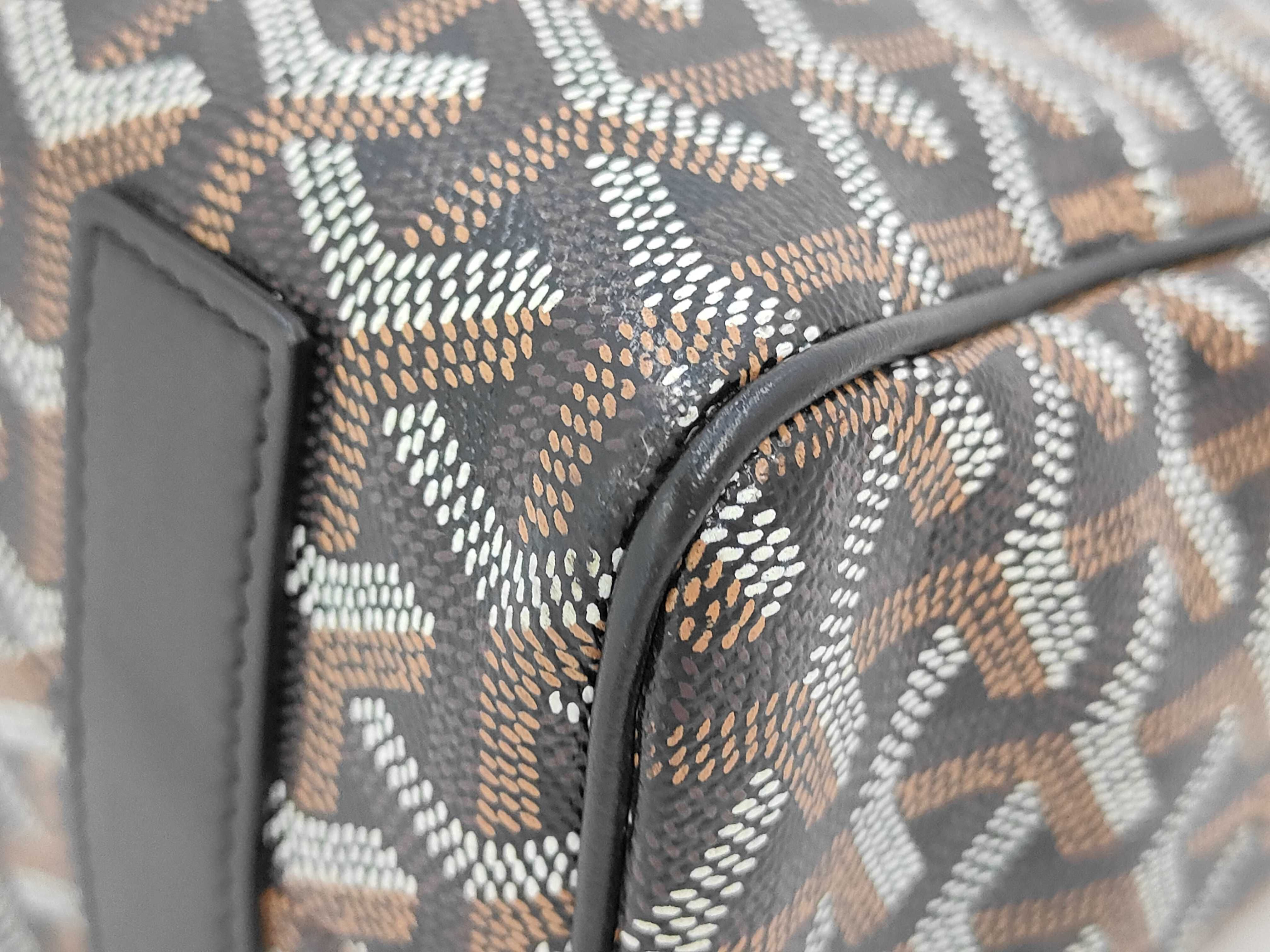 Sac Voltaire PVC x Leather Black Tote Bag — view 3
