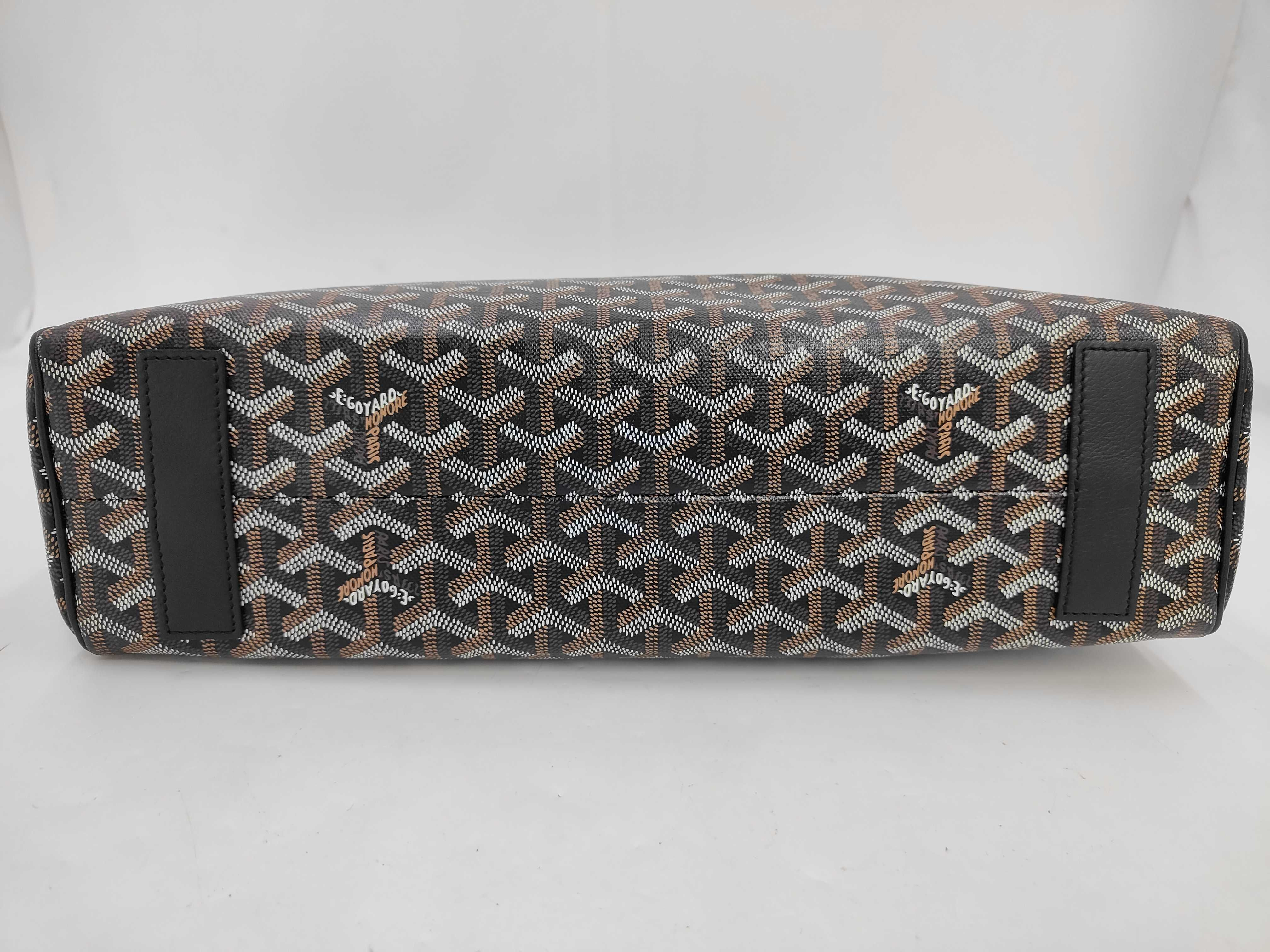 Sac Voltaire PVC x Leather Black Tote Bag — view 7
