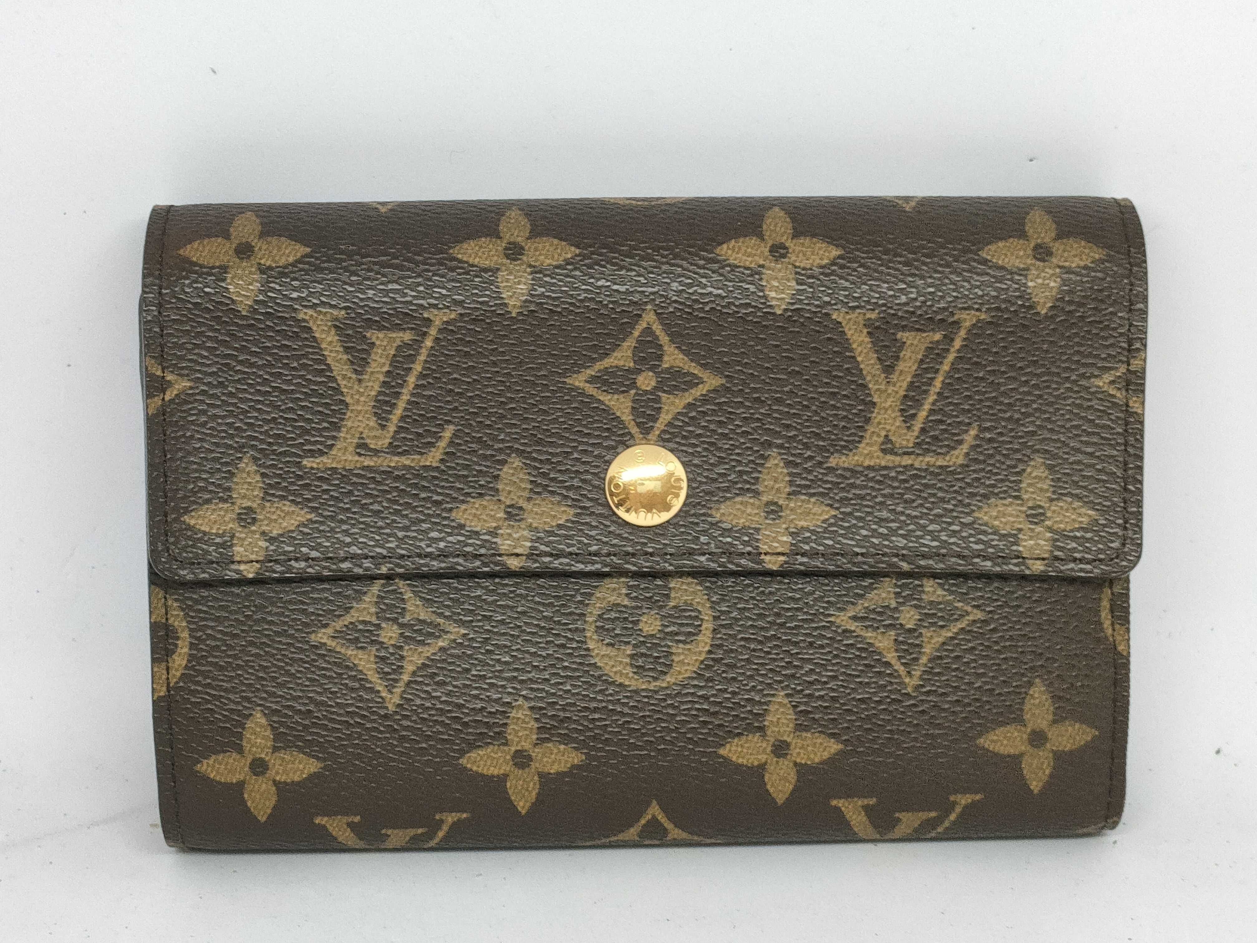 Monogram Louis Vuitton Monogram Tri-fold Wallet