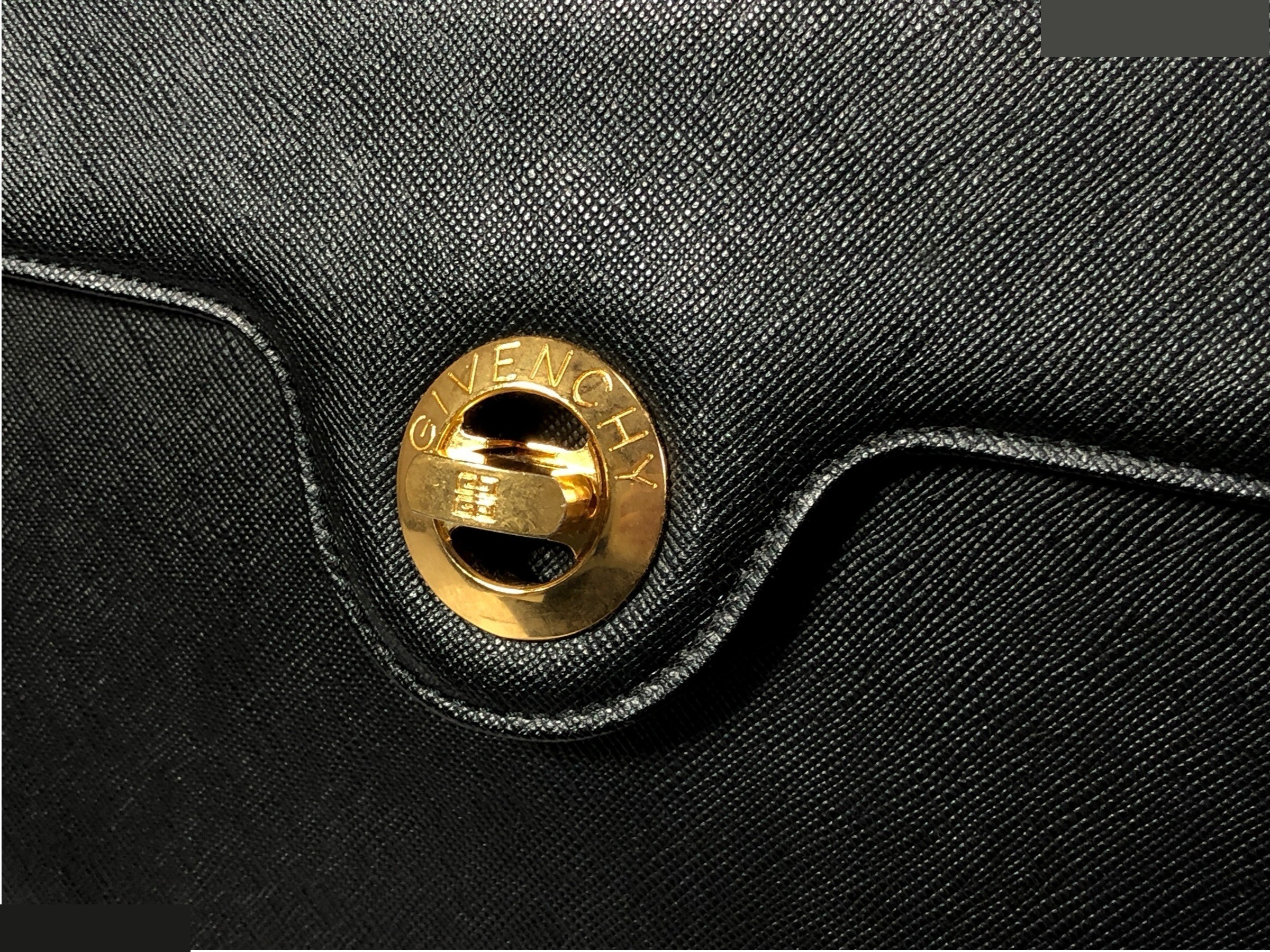 handbag, turn-lock closure, 2-way, formal. — view 2