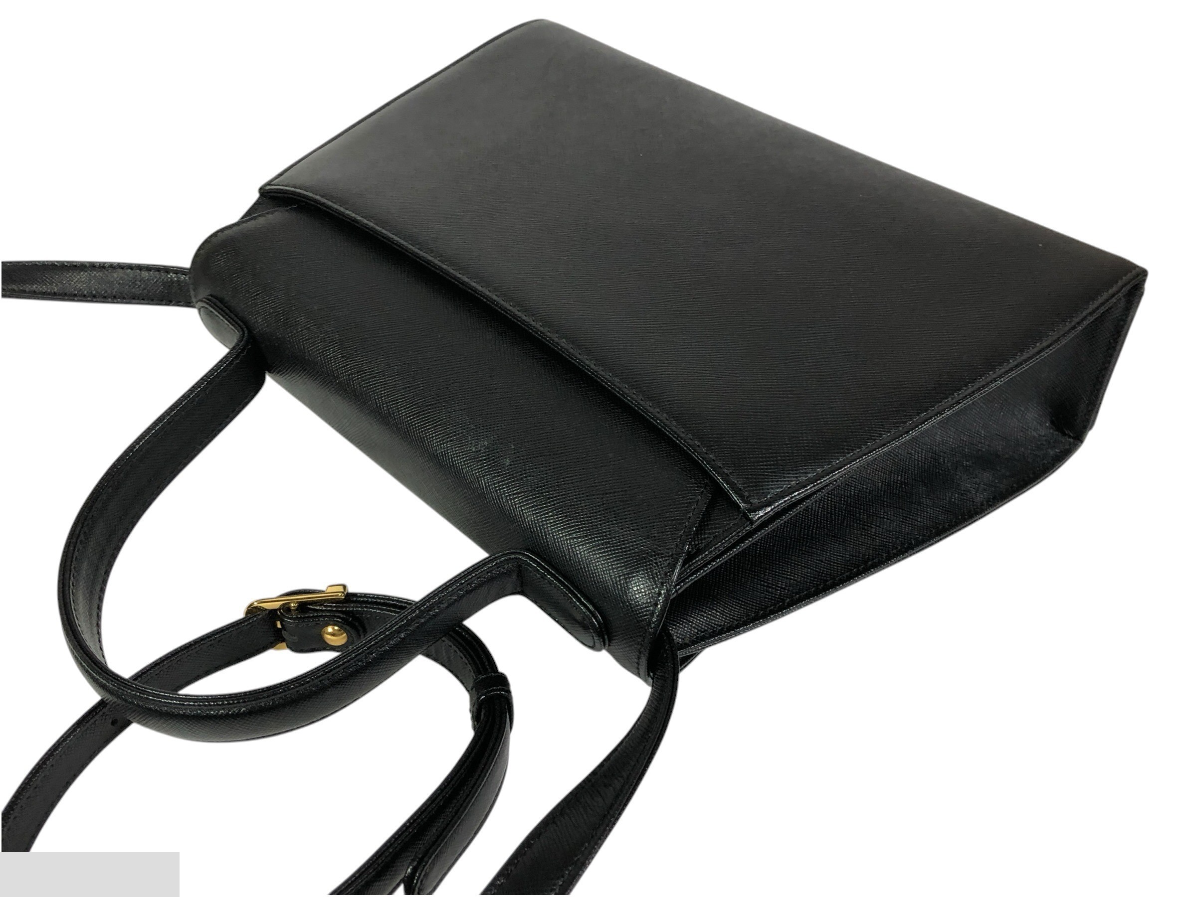 handbag, turn-lock closure, 2-way, formal. — view 6