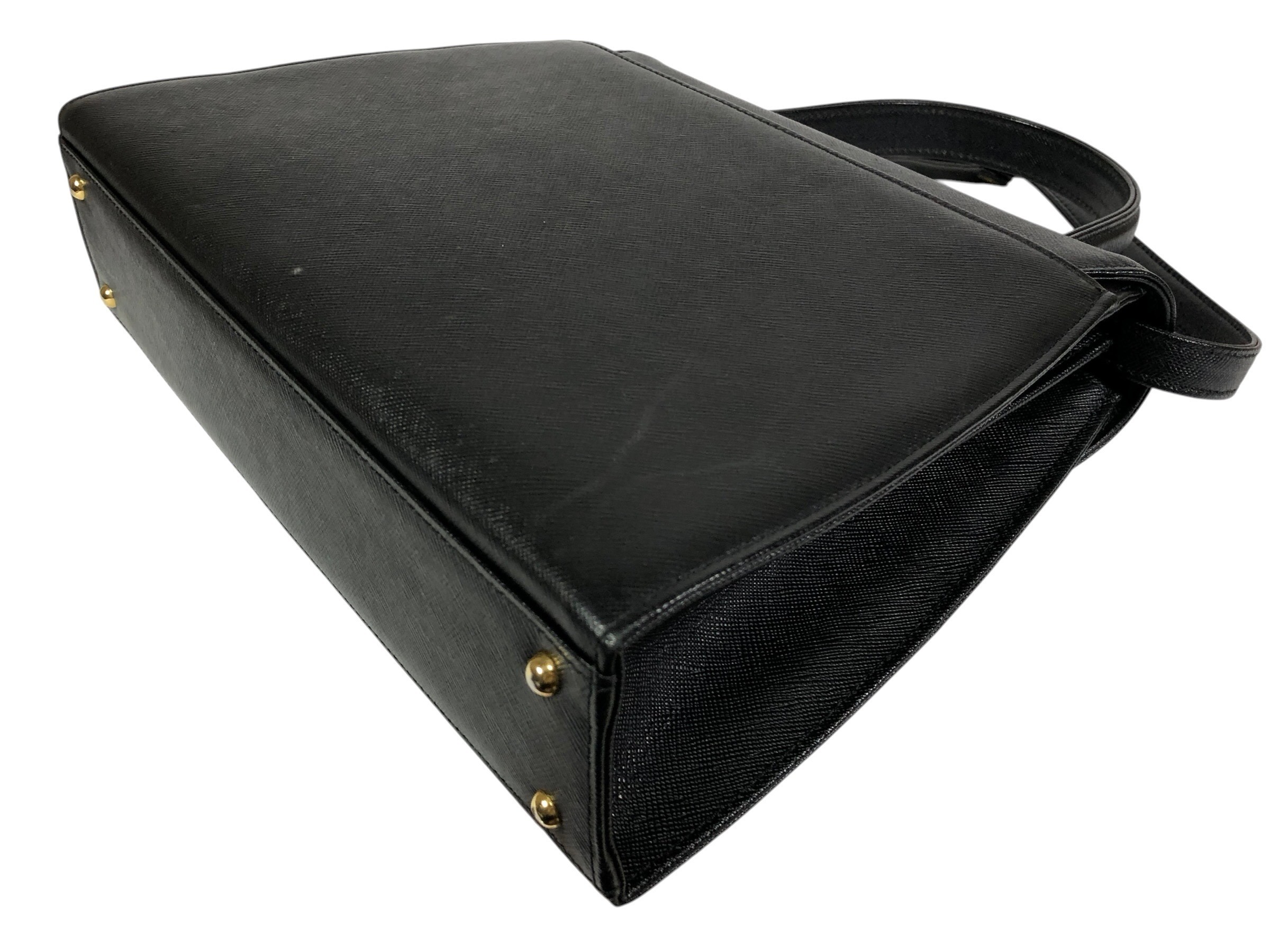 handbag, turn-lock closure, 2-way, formal. — view 7