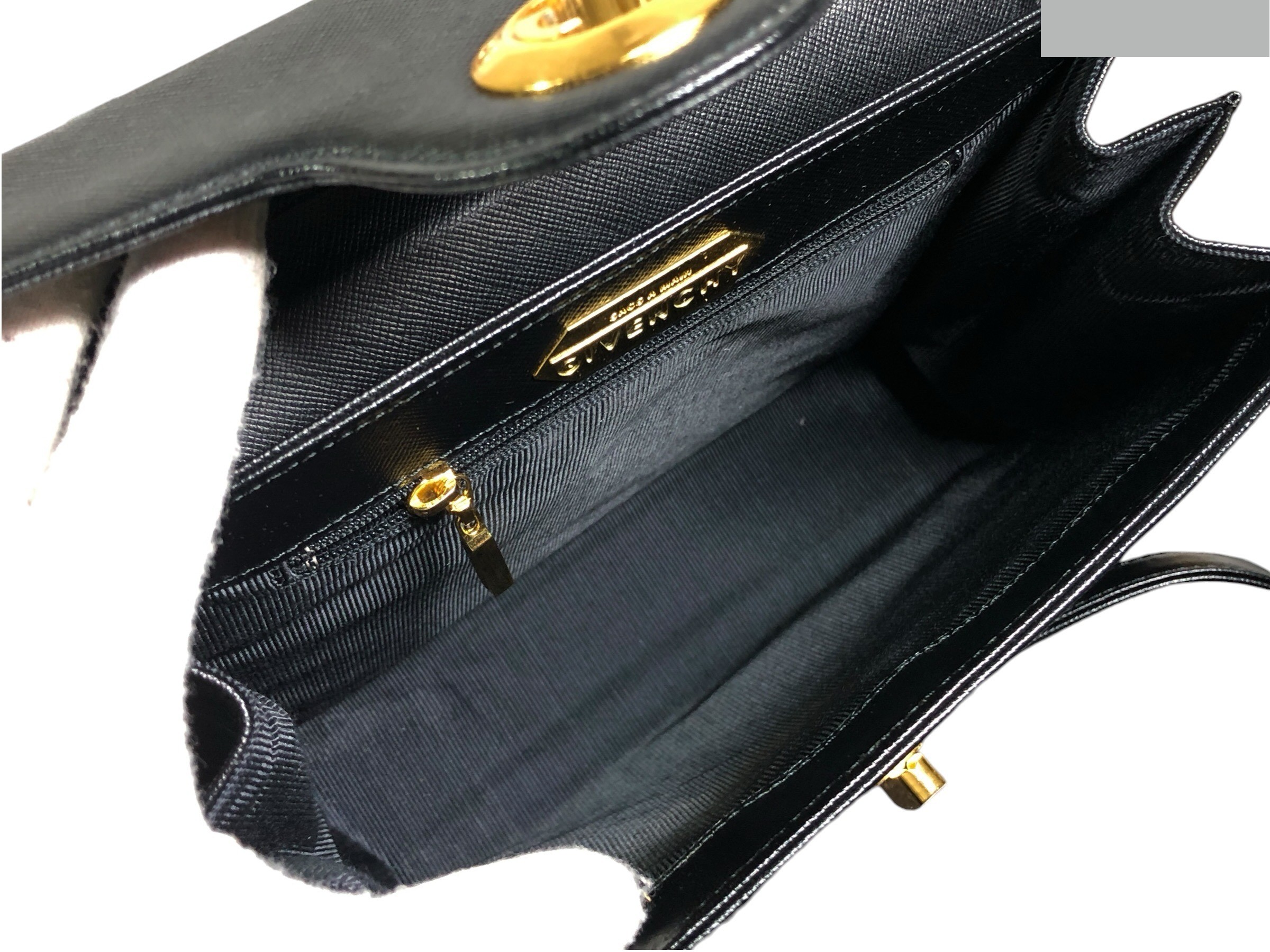 handbag, turn-lock closure, 2-way, formal. — view 10