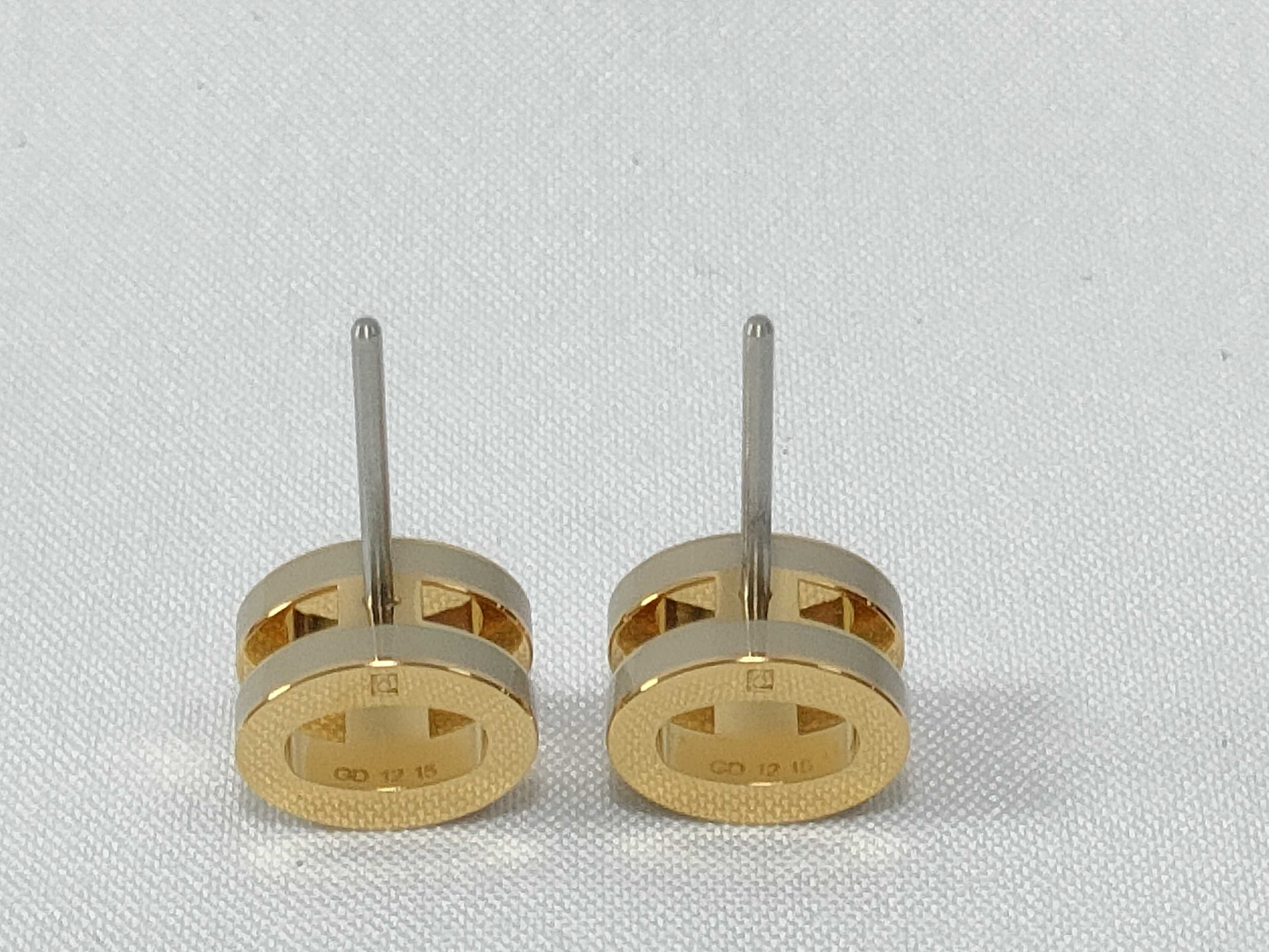 AS "Mini Pop H" Gold Beige Earrings — view 2