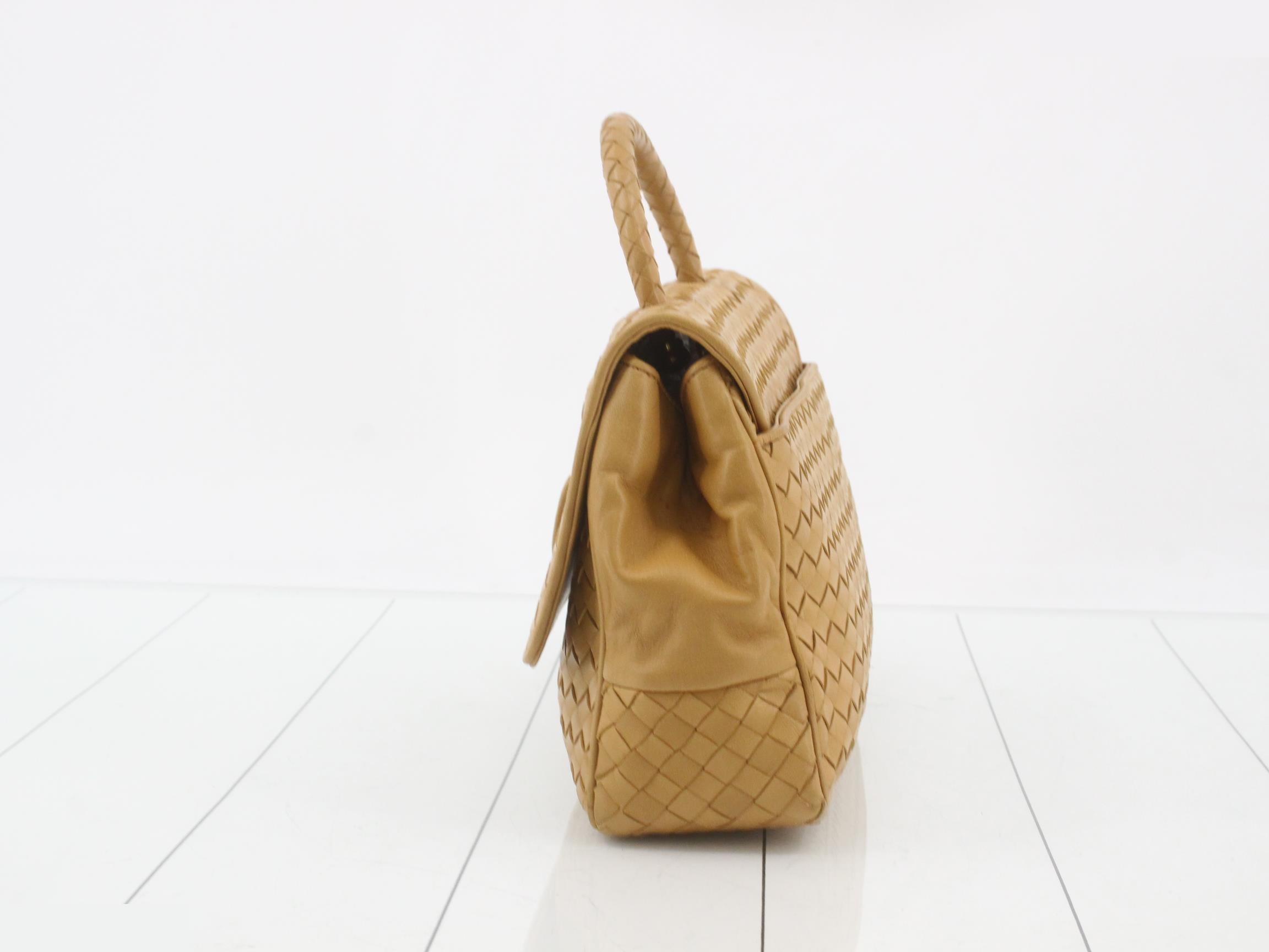 Intrecciato Turnlock Handbag — view 3