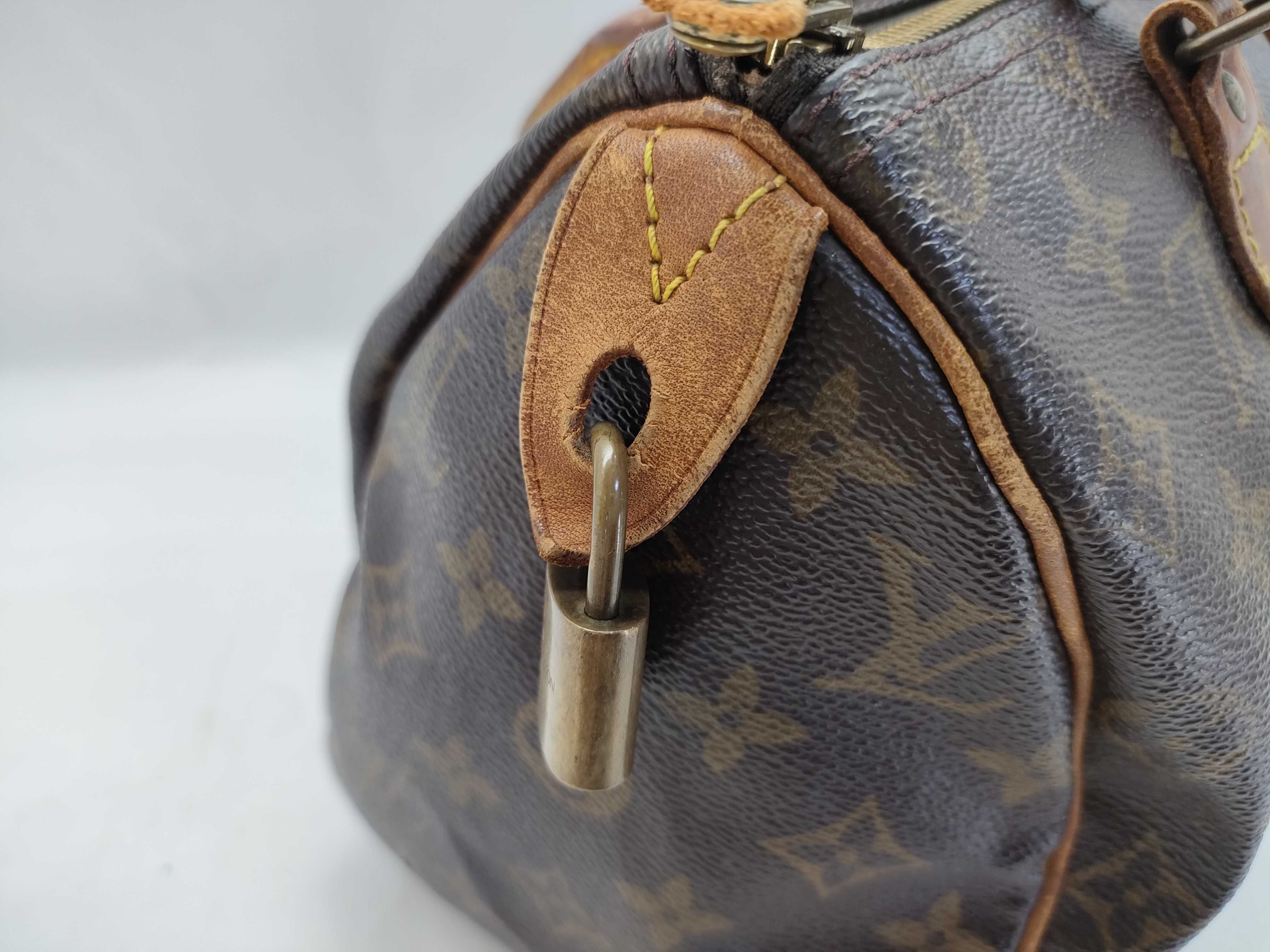 Monogram LV Speedy 25 Monogram M41528 MI8904 Brown Boston Bag — view 11