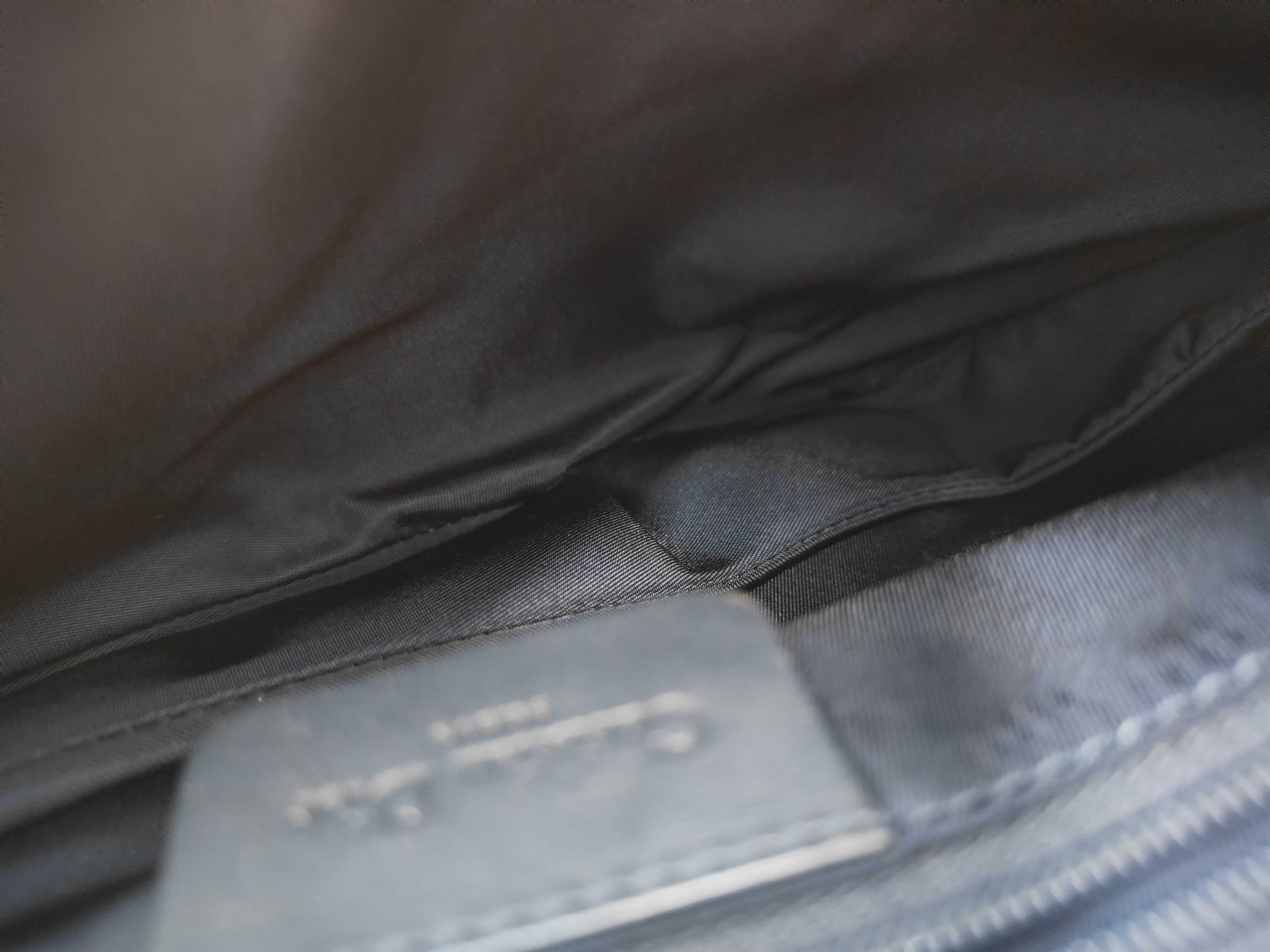 Saddle Blue Monogram Canvas Bag — view 8