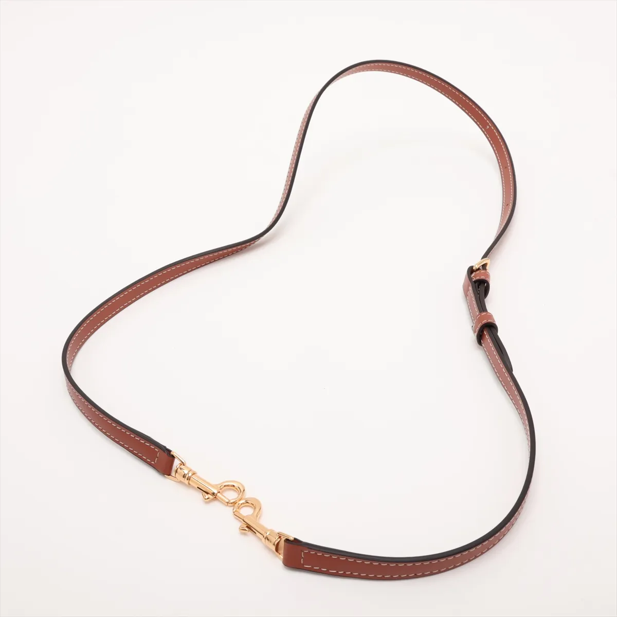 Triomphe Teen Laura PVC x Leather 2-Way Handbag Brown — view 7