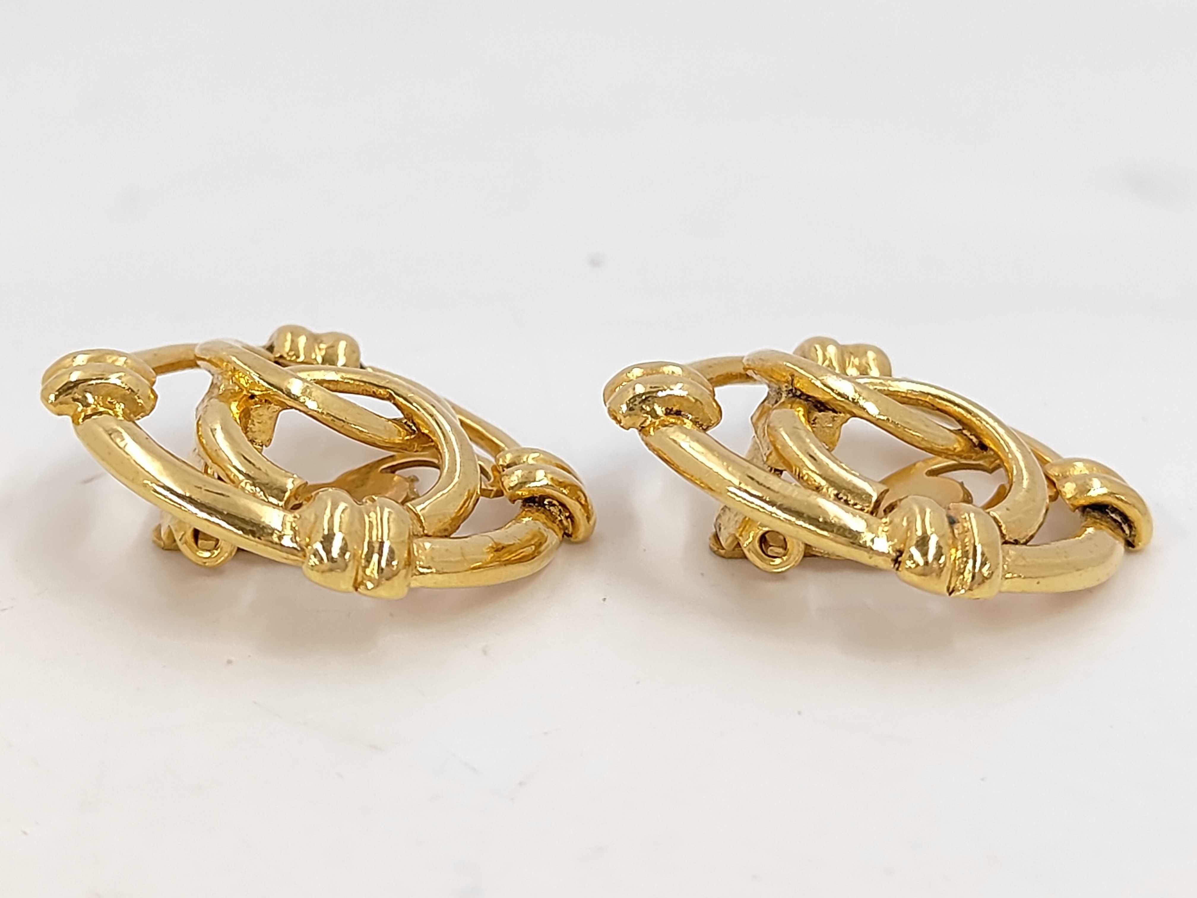 Coco Mark Earrings, GP Gold 94A — view 3