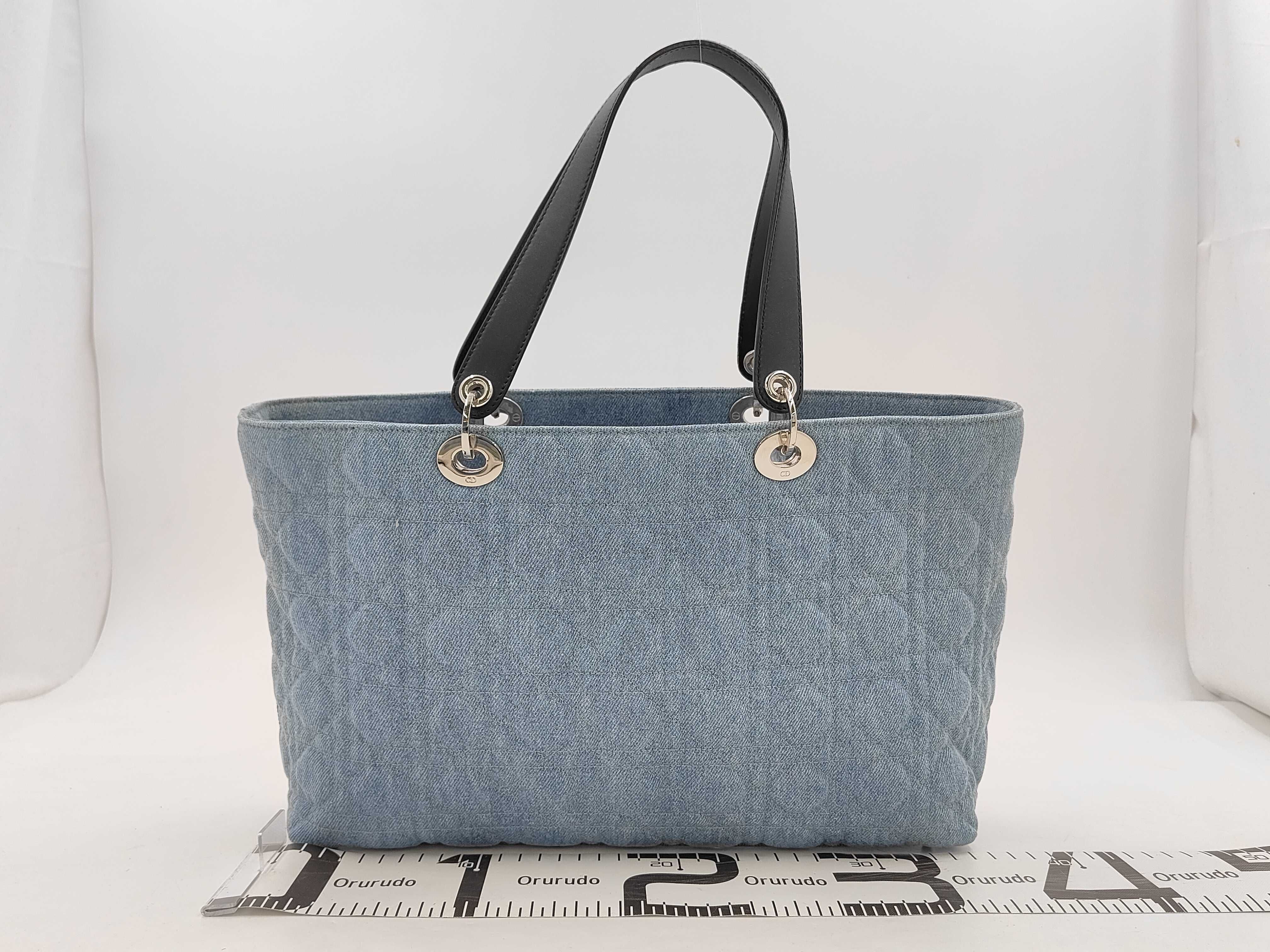 denim tote bag — view 2