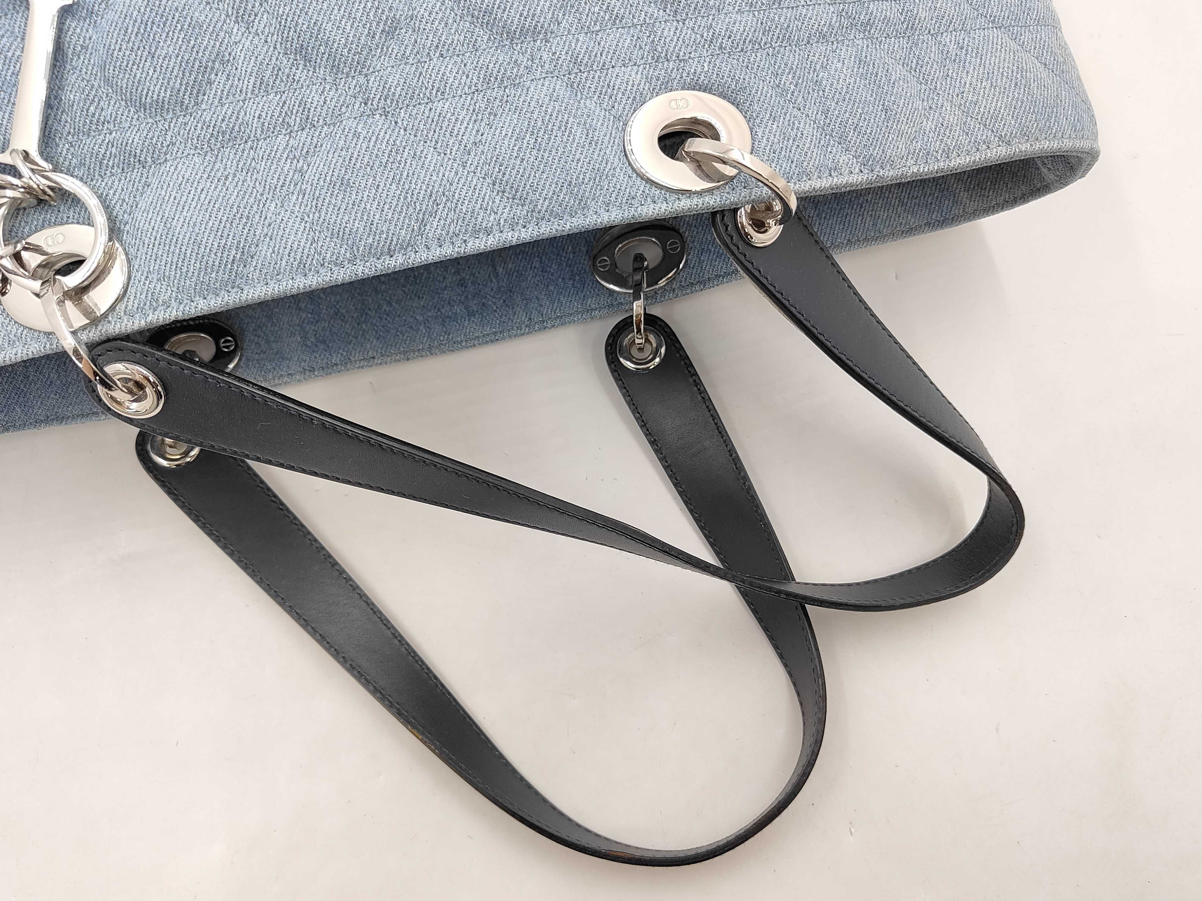 denim tote bag — view 3