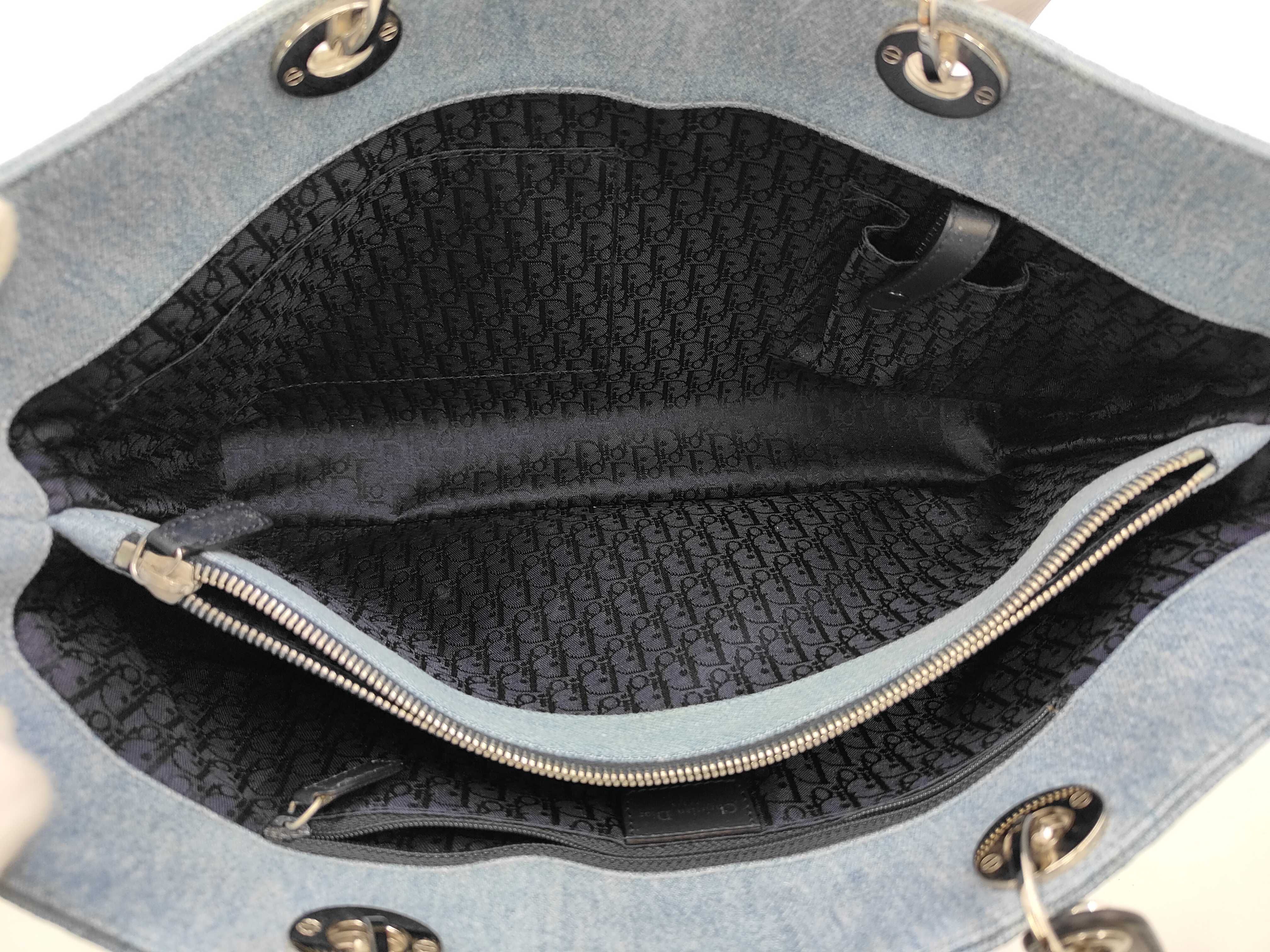denim tote bag — view 8