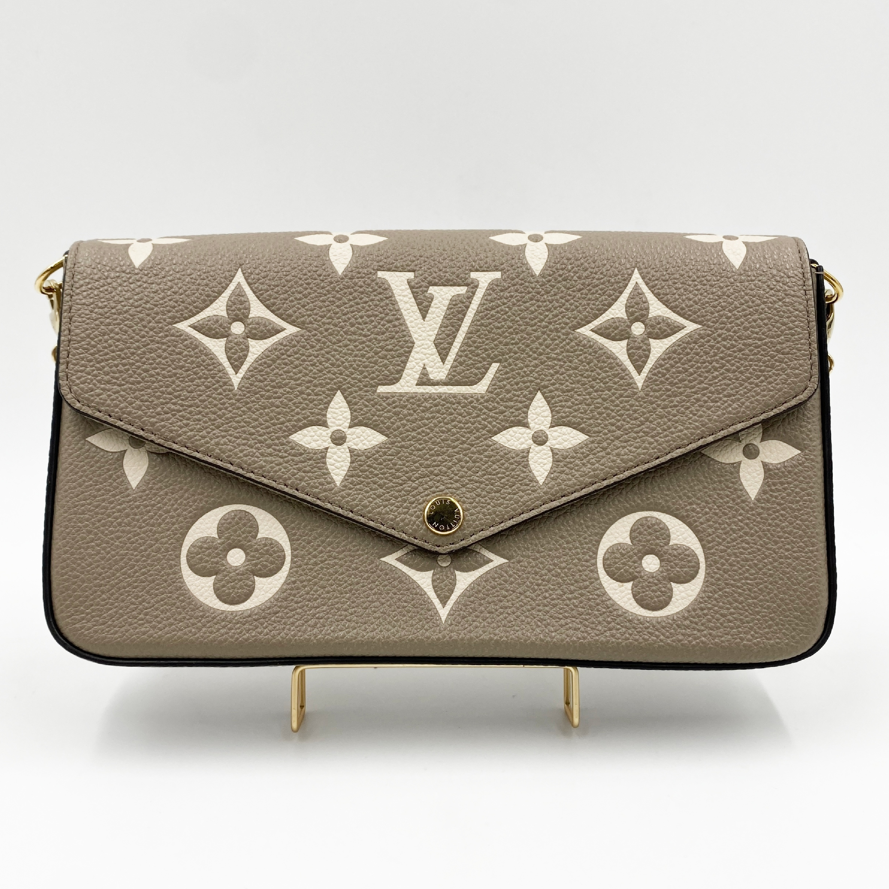 Empreinte Pochette Felicie Beige Shoulder Bag — view 2