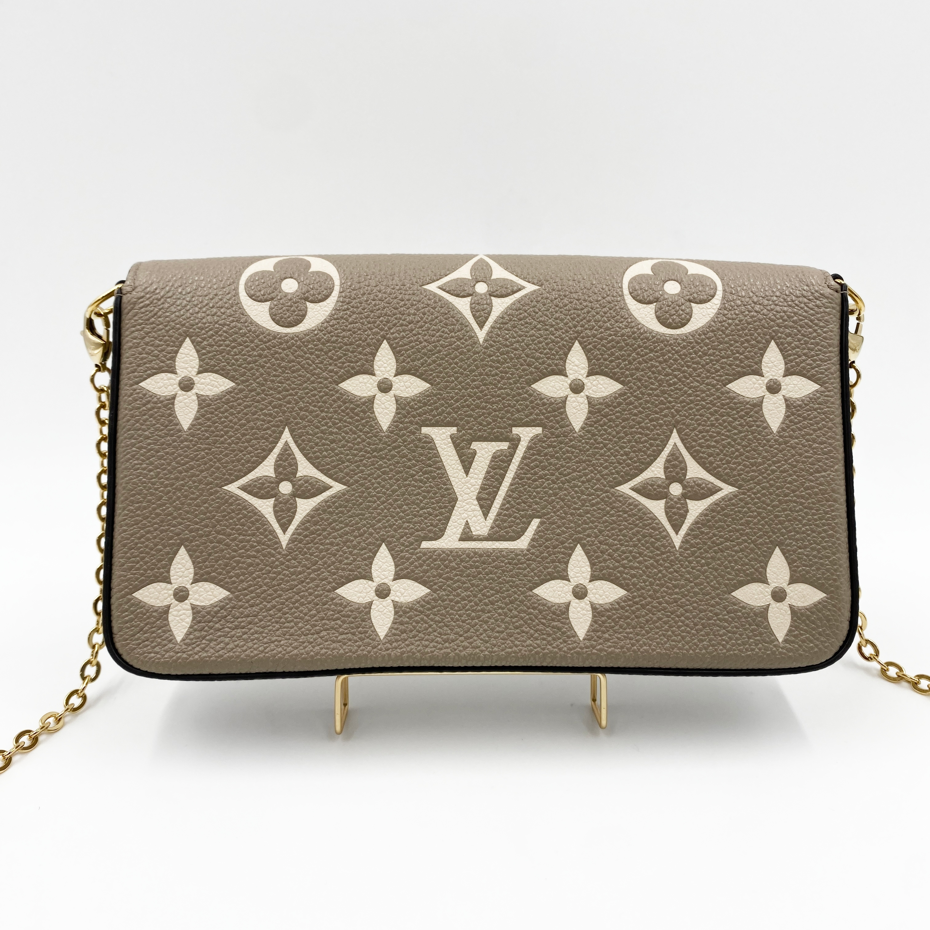 Empreinte Pochette Felicie Beige Shoulder Bag — view 3