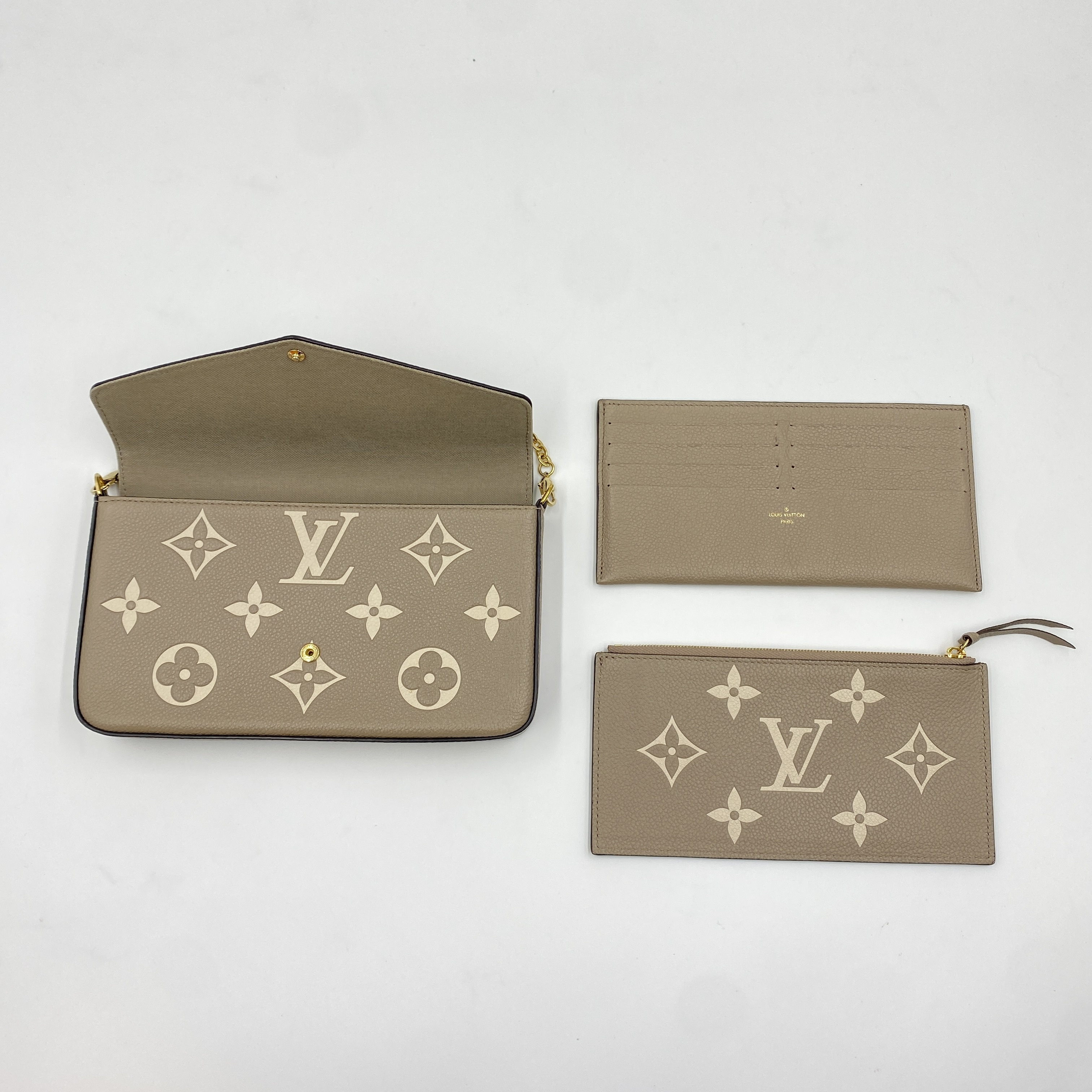 Empreinte Pochette Felicie Beige Shoulder Bag — view 6