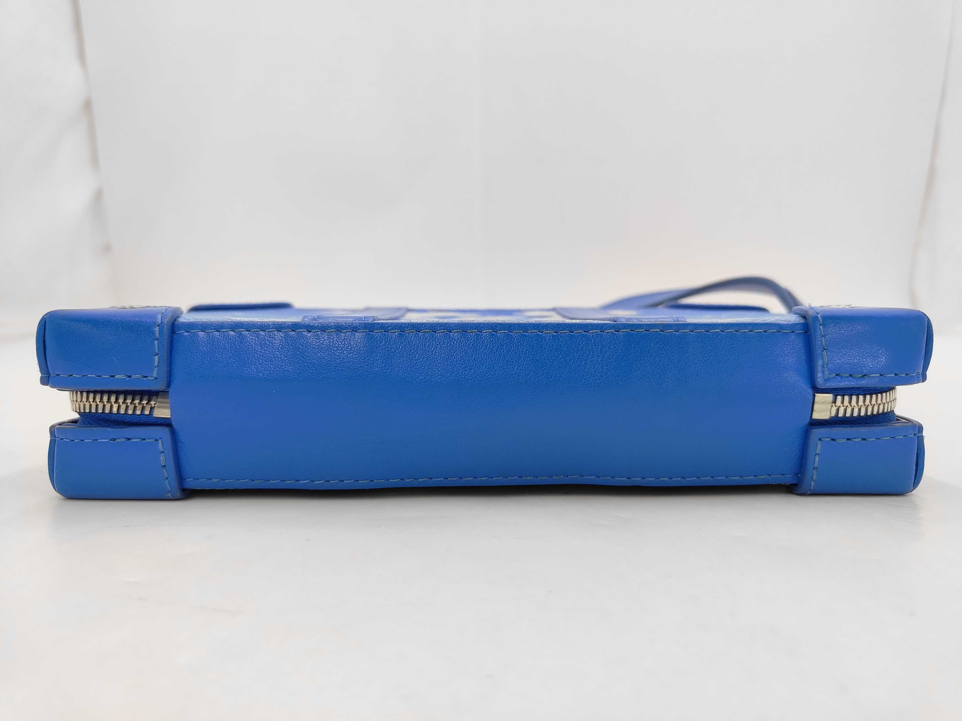 Monogram Clouds Soft Trunk Wallet M45432 TJ3260 Blue (RFID detected) — view 7