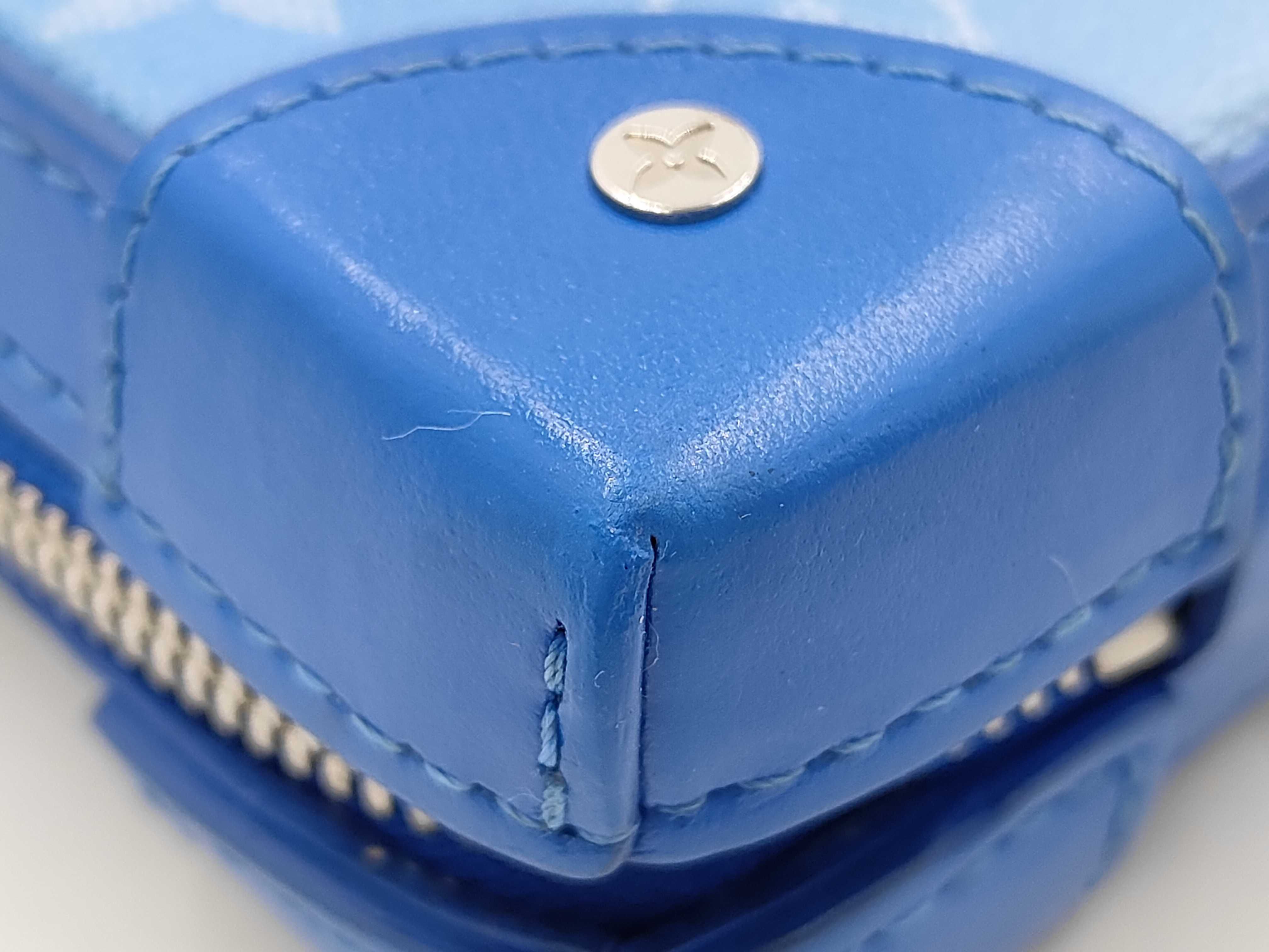 Monogram Clouds Soft Trunk Wallet M45432 TJ3260 Blue (RFID detected) — view 8