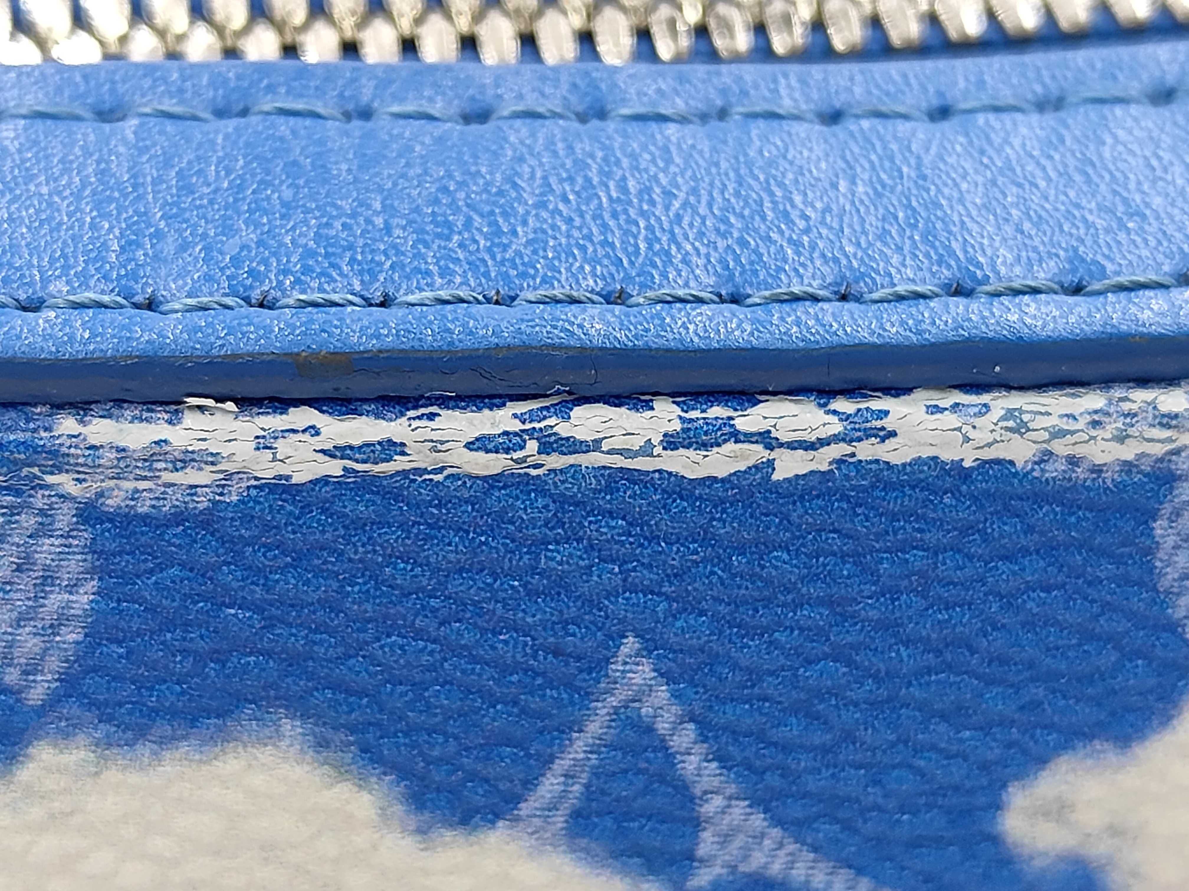 Monogram Clouds Soft Trunk Wallet M45432 TJ3260 Blue (RFID detected) — view 9
