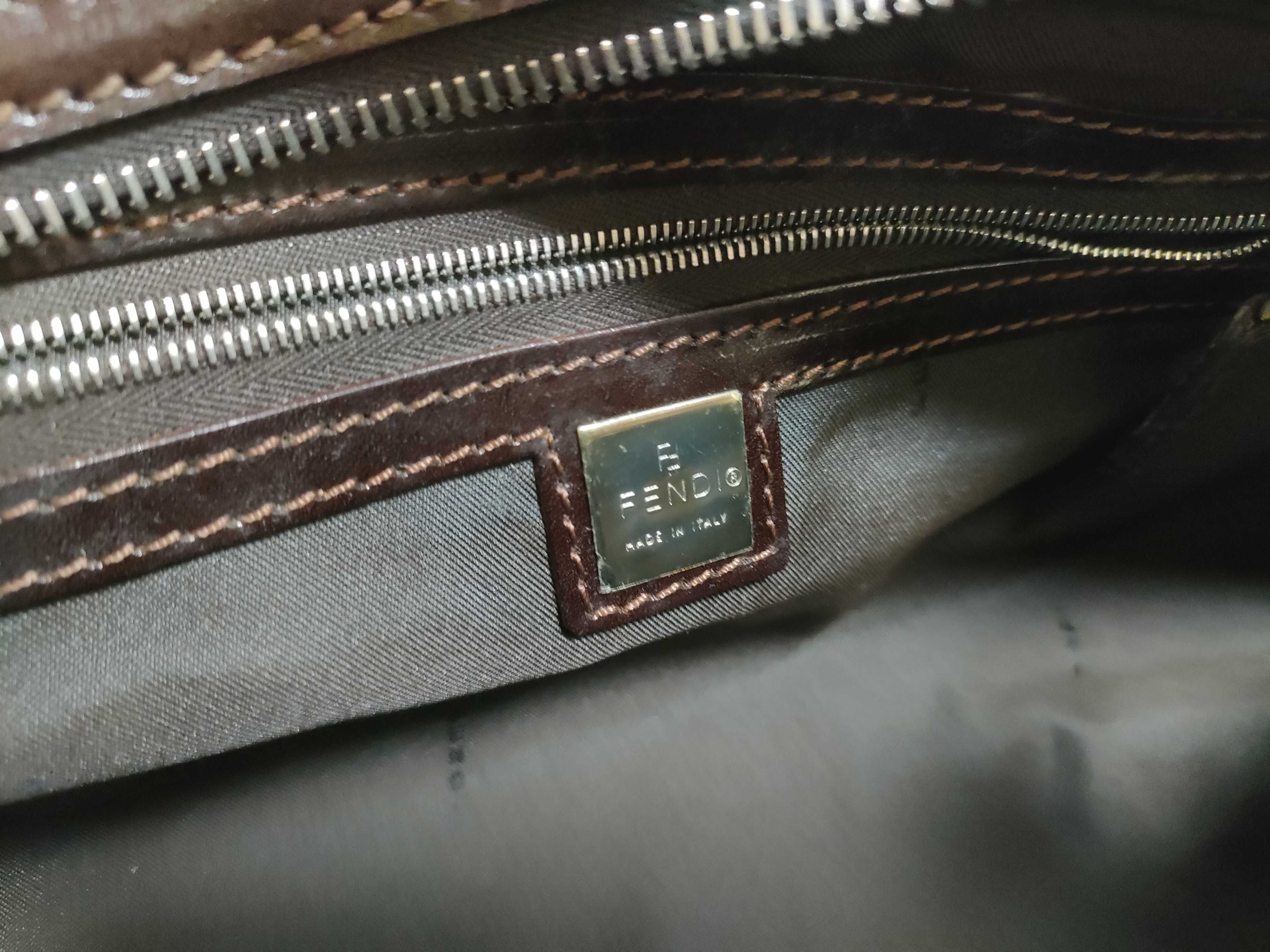 Zucca pattern Fendi Zucca handbag — view 11