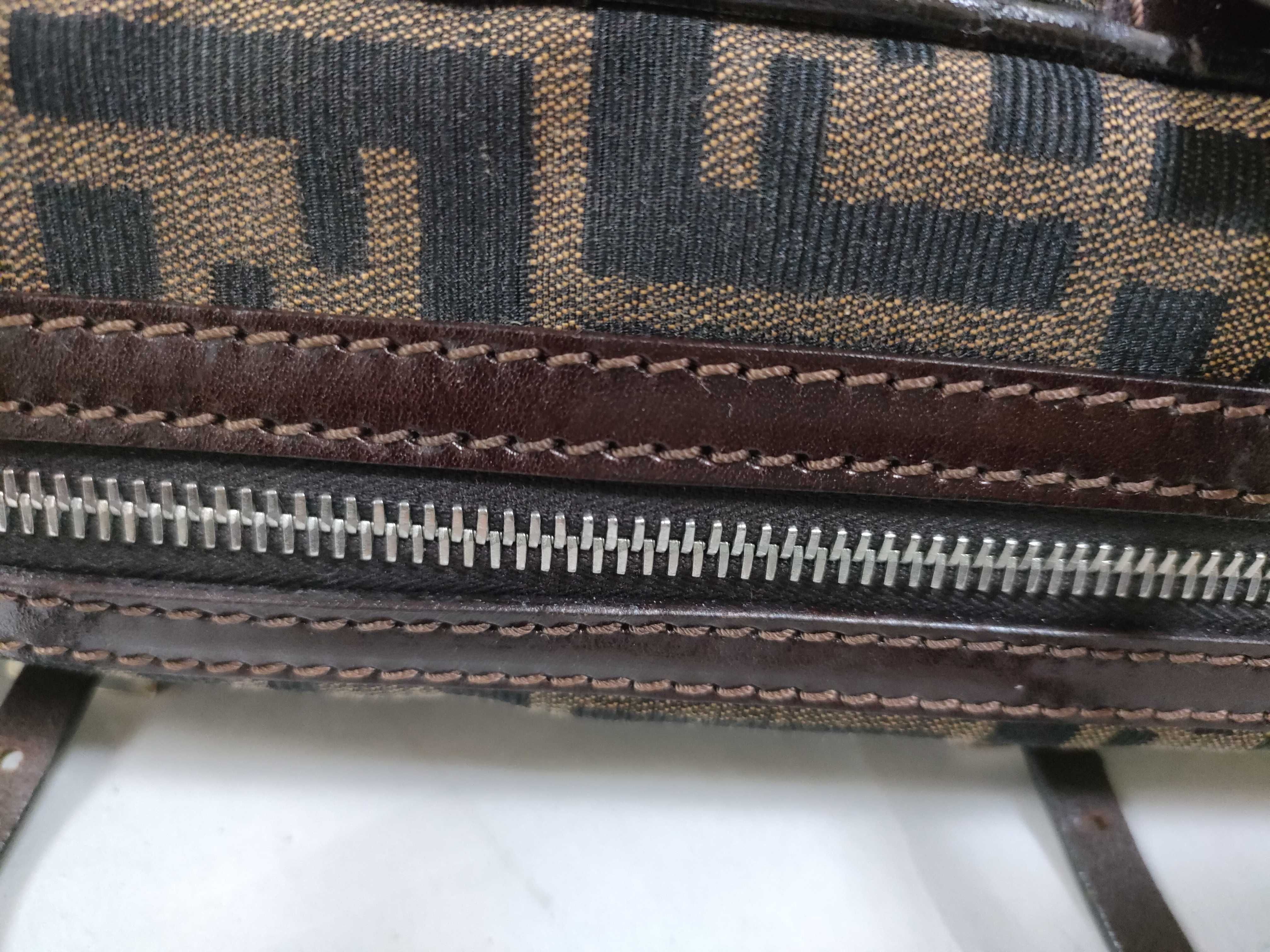 Zucca pattern Fendi Zucca handbag — view 6