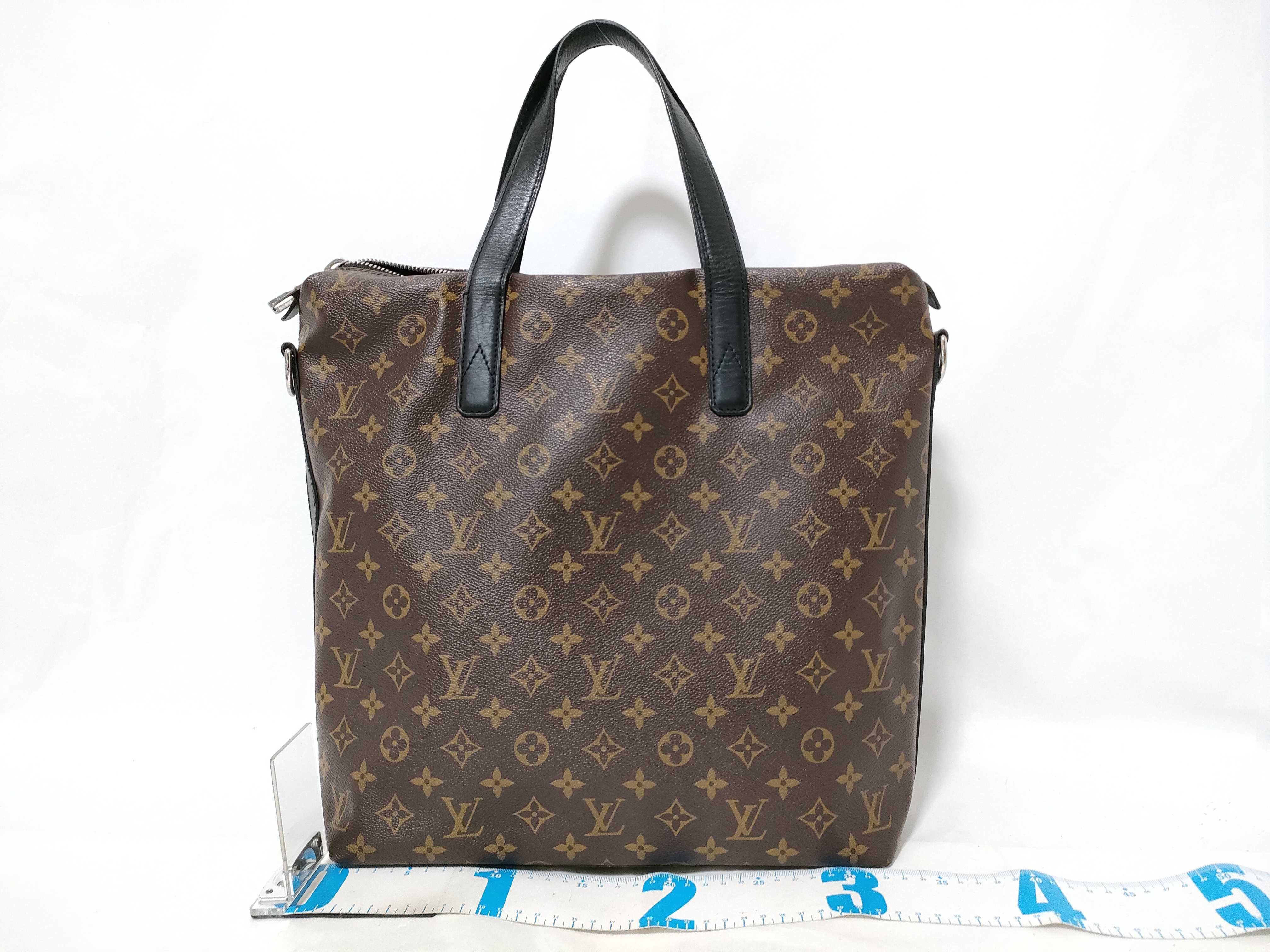 Monogram Bag LV M56708 Monogram Macassar Davis Brown Strap Handbag — view 2