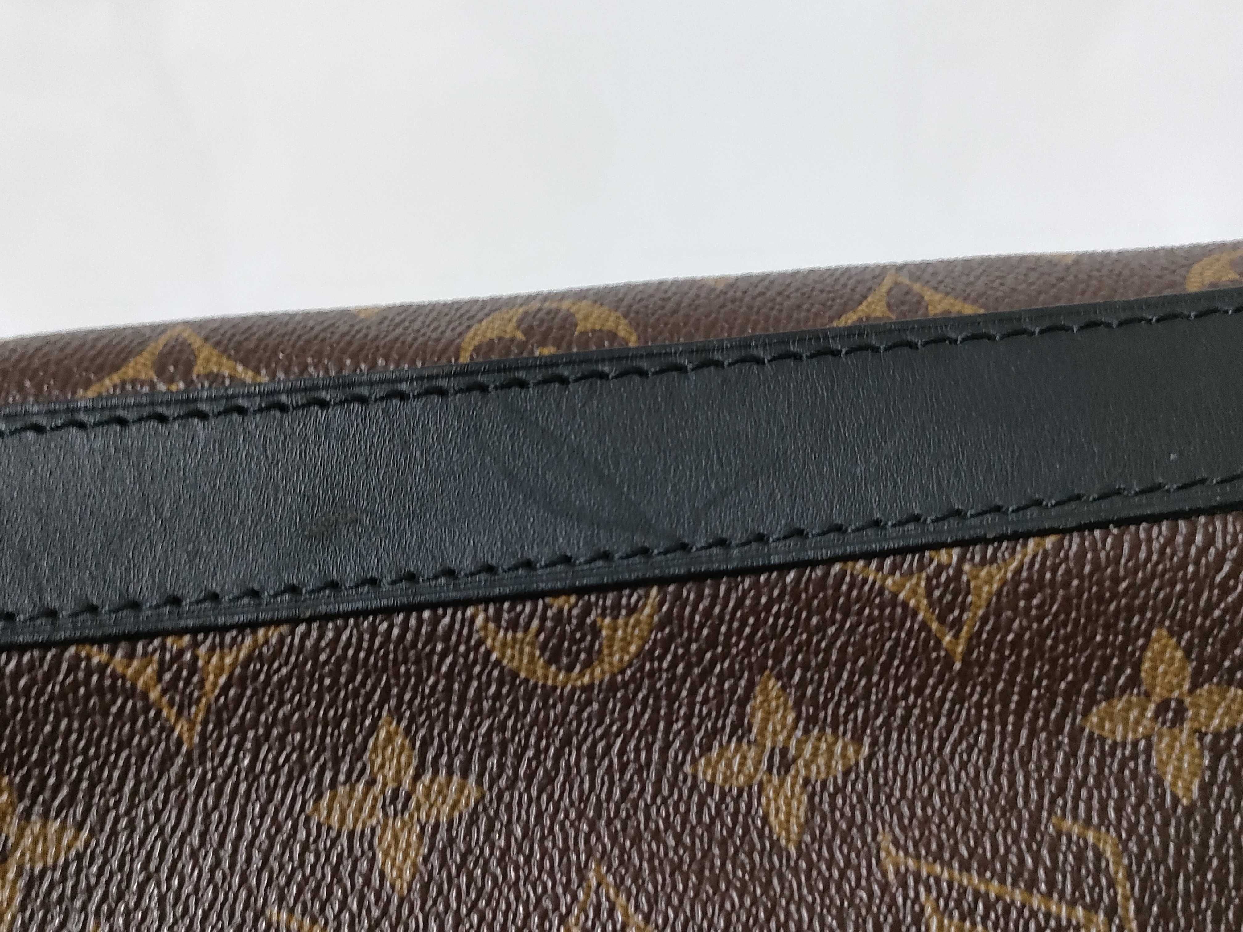 Monogram Bag LV M56708 Monogram Macassar Davis Brown Strap Handbag — view 15