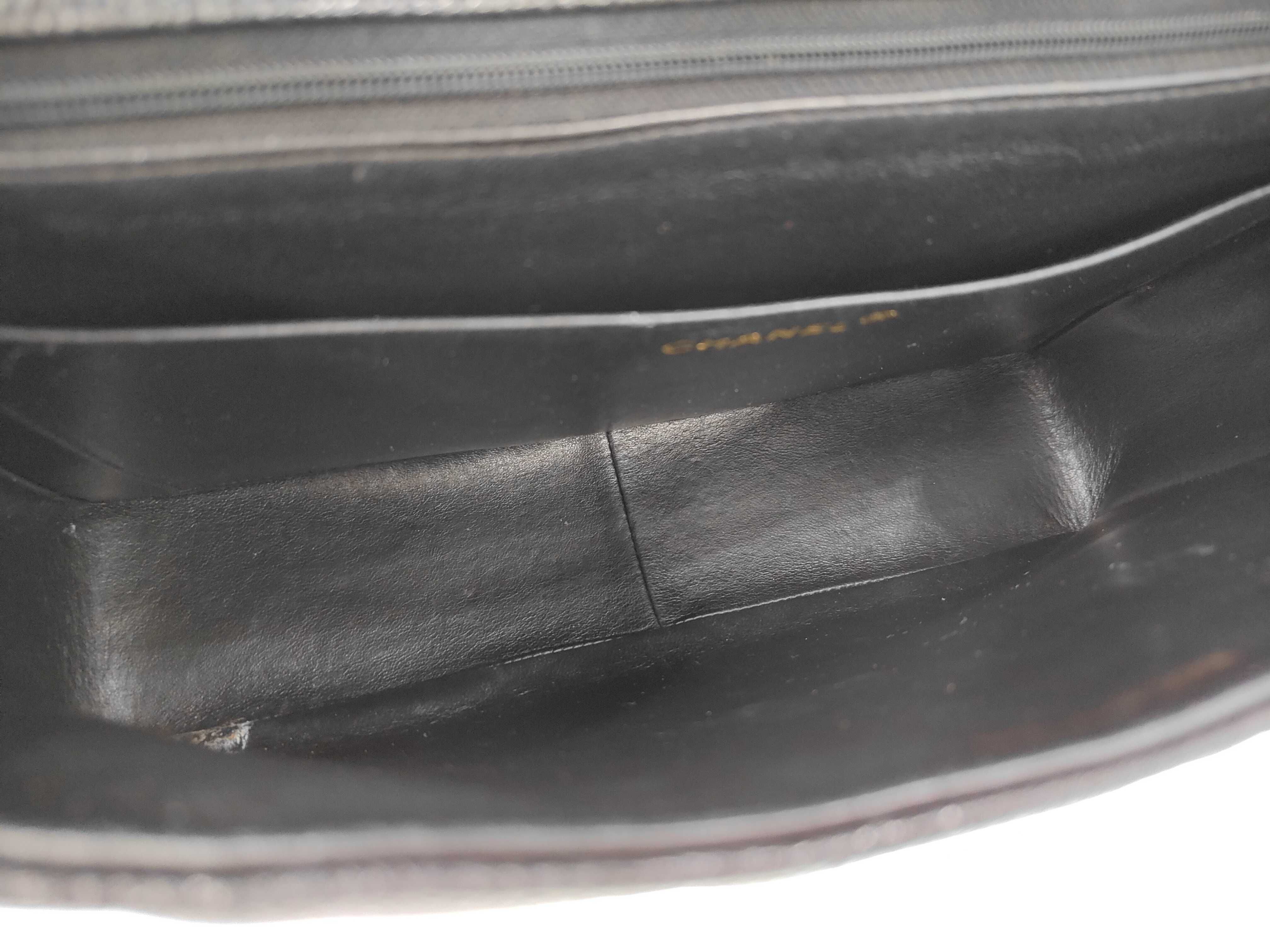 Caviar Skin Black Shoulder Bag — view 9