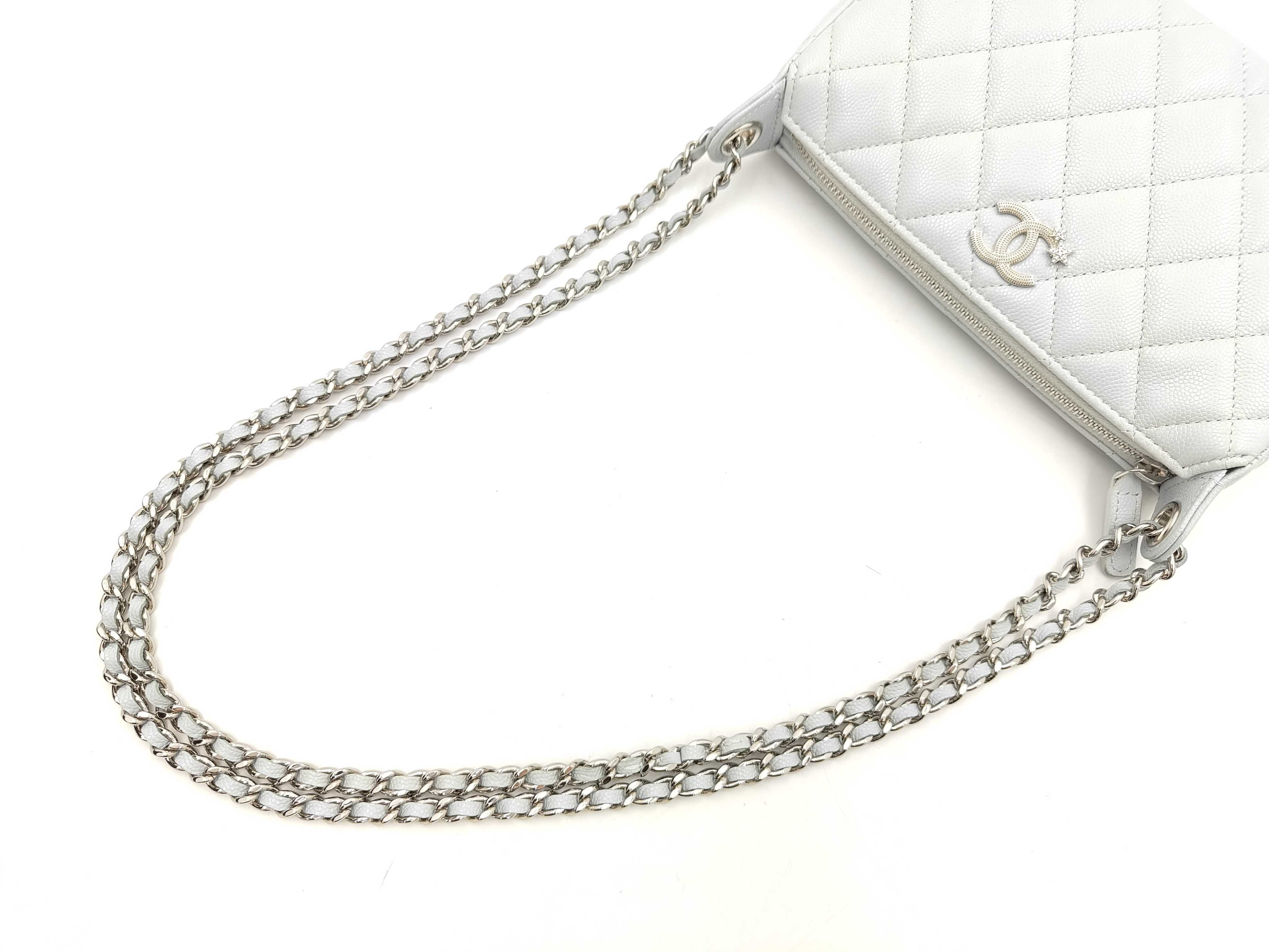 Star Coco Mark Caviar Chain Shoulder Bag (Random Number) — view 3
