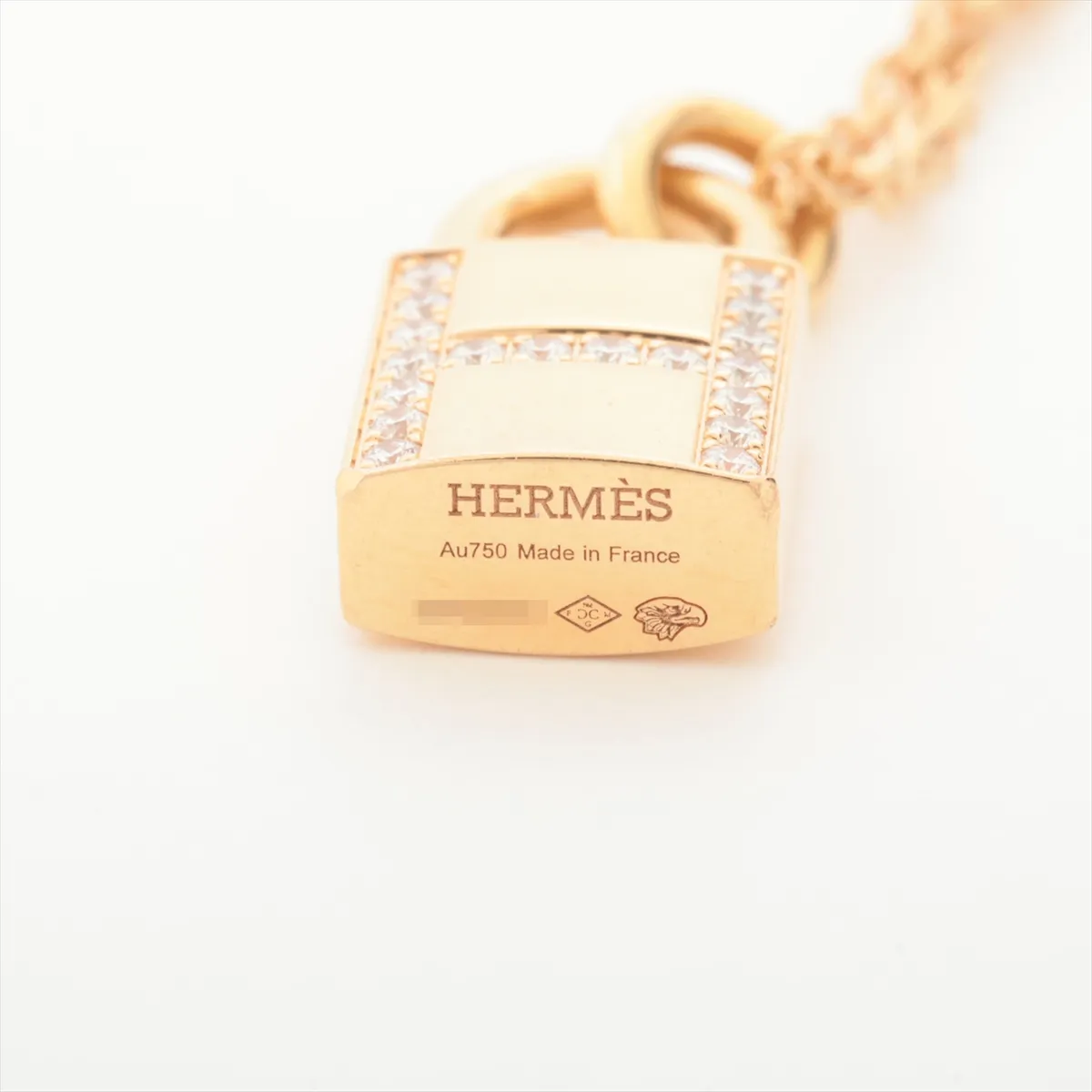 Cadena Diamond Necklace, 750 (PG), 8.7g, 20K239877, some metal damage and dents. — view 4