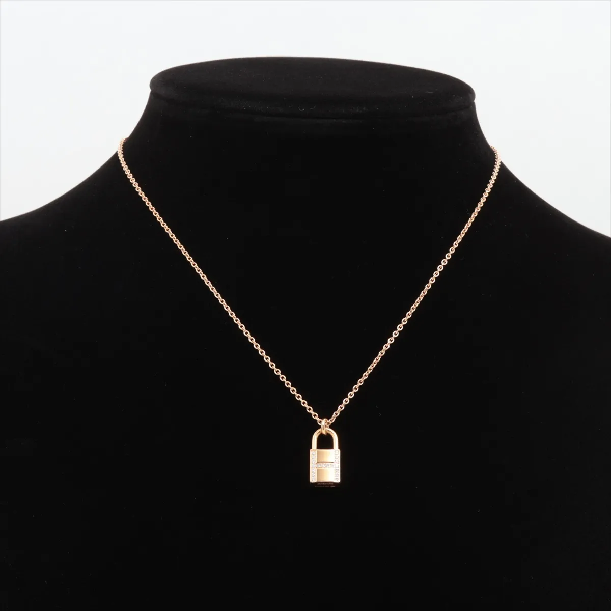 Cadena Diamond Necklace, 750 (PG), 8.7g, 20K239877, some metal damage and dents. — view 5