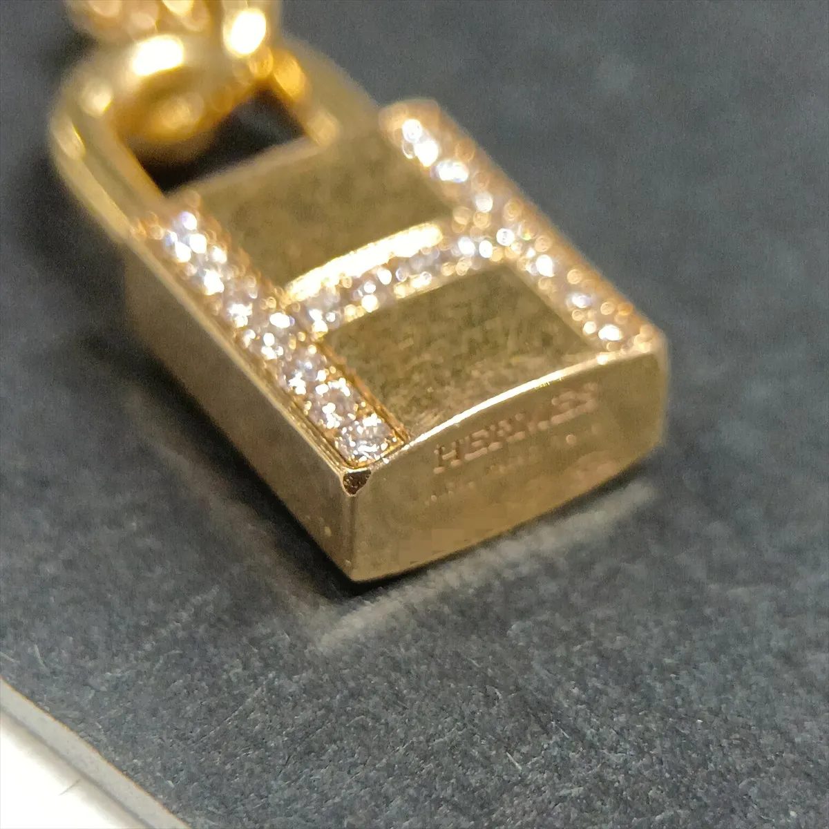 Cadena Diamond Necklace, 750 (PG), 8.7g, 20K239877, some metal damage and dents. — view 6