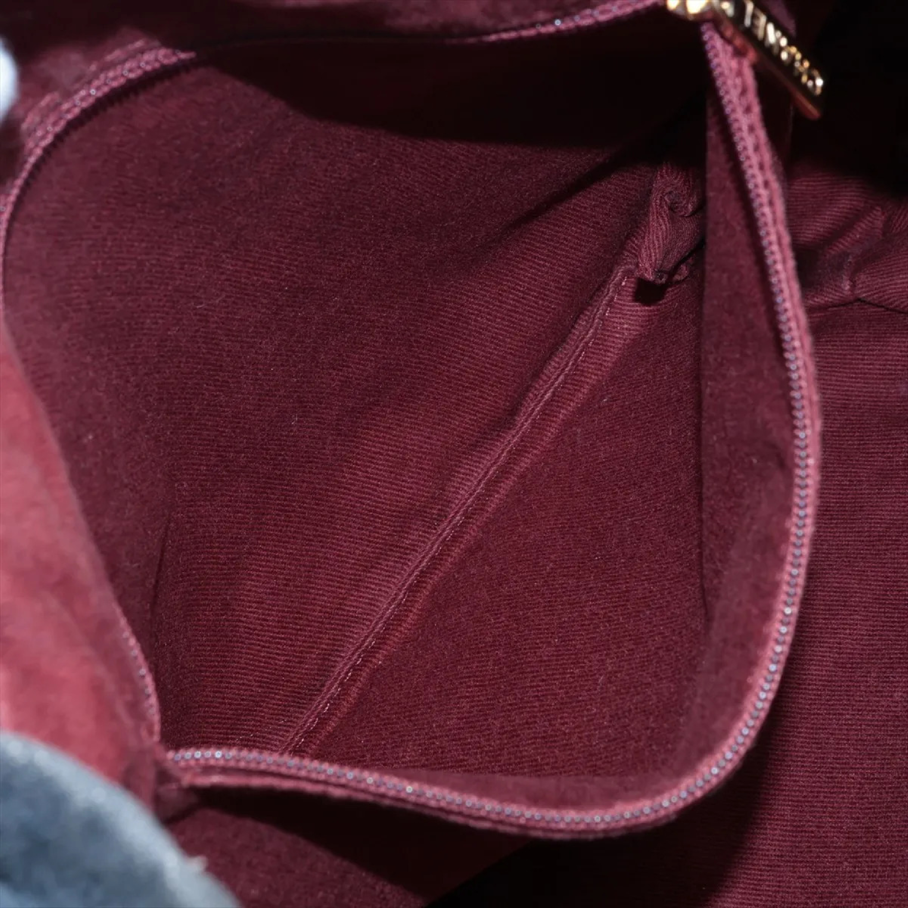 Matelassé Canvas x Leather Chain Backpack — view 7