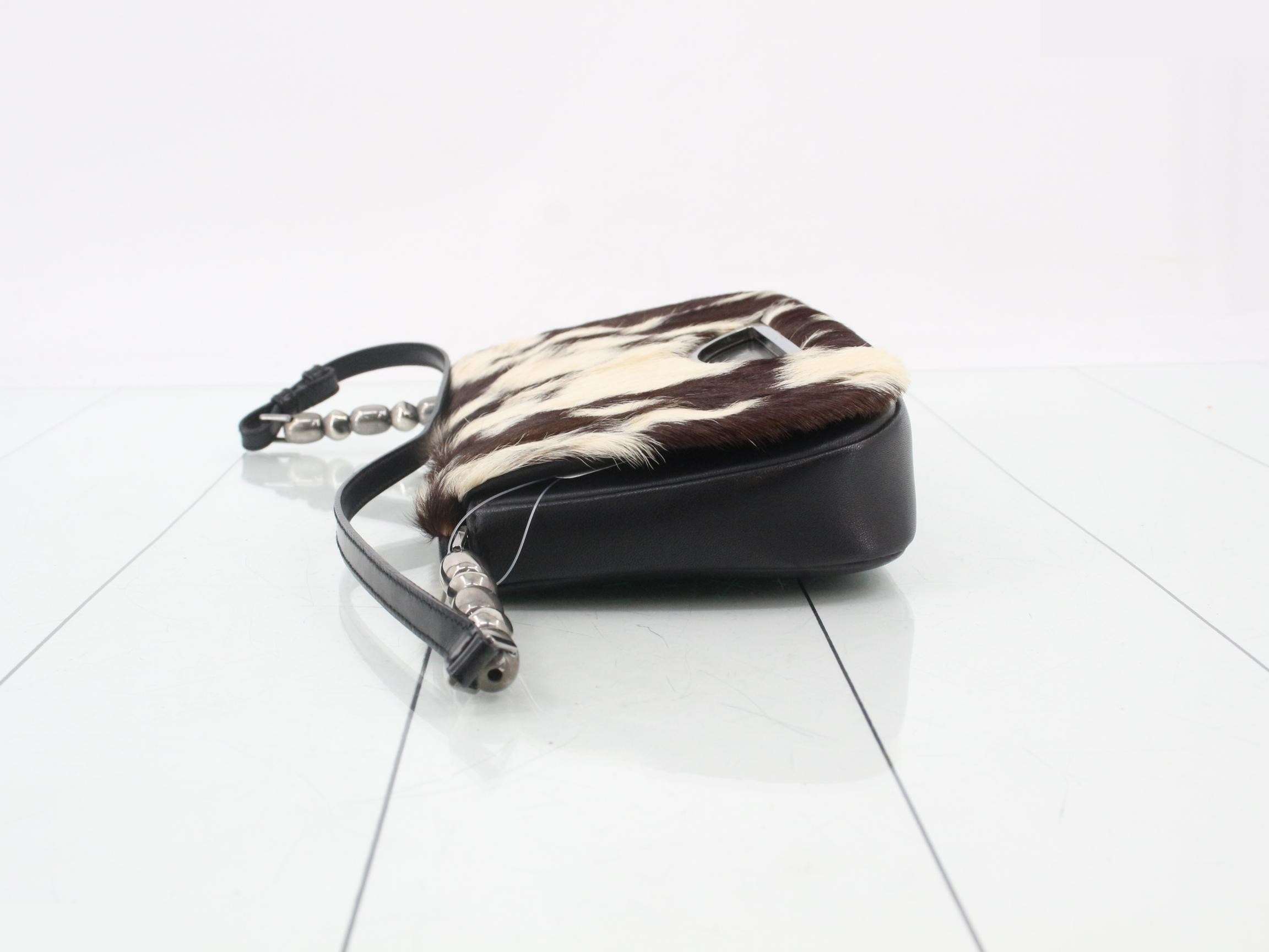 Other lines: Bags & Shoulder Bags - Maris Pearl - Brown & White — view 4