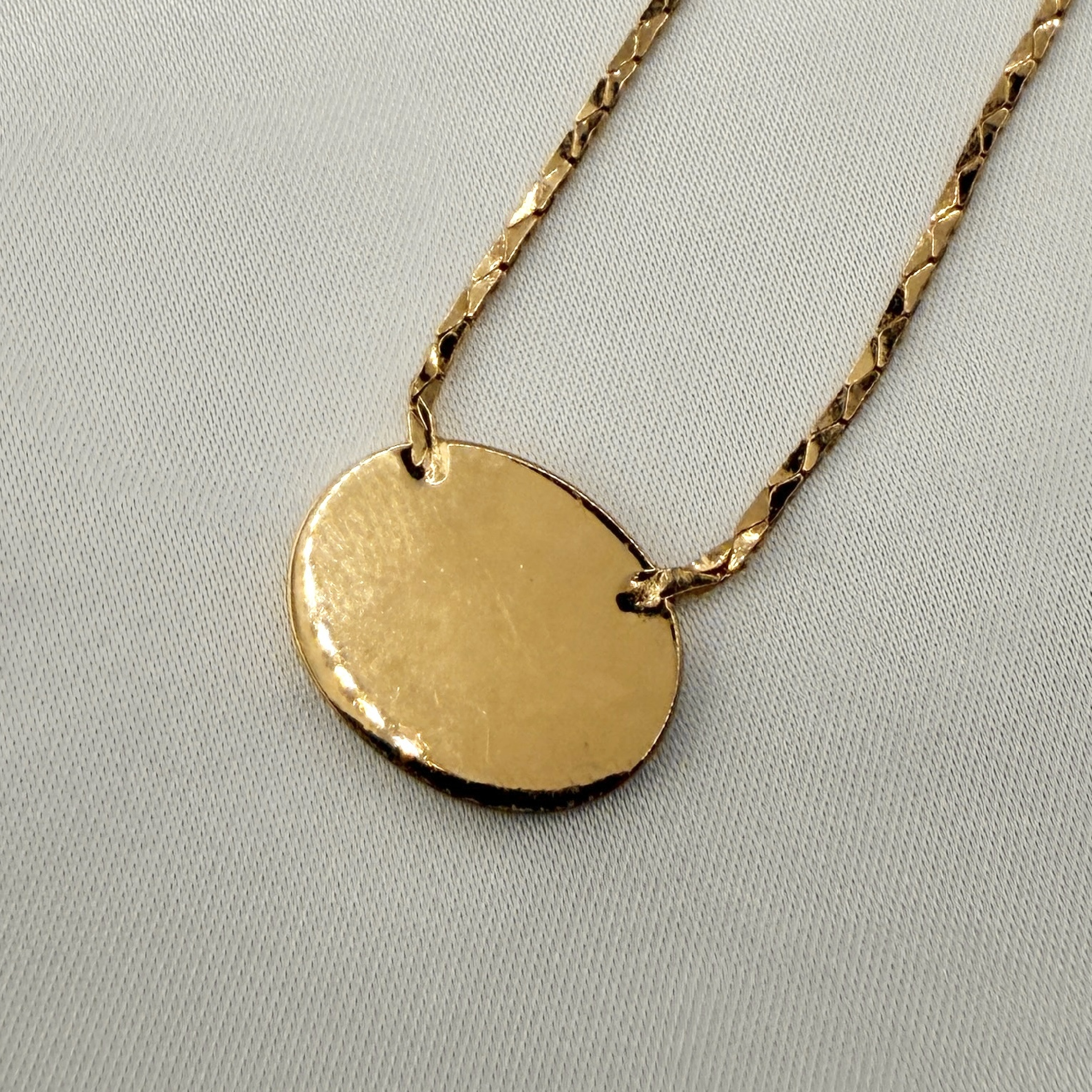Necklace Logo Rhinestone GP Gold Color Necklace — view 5