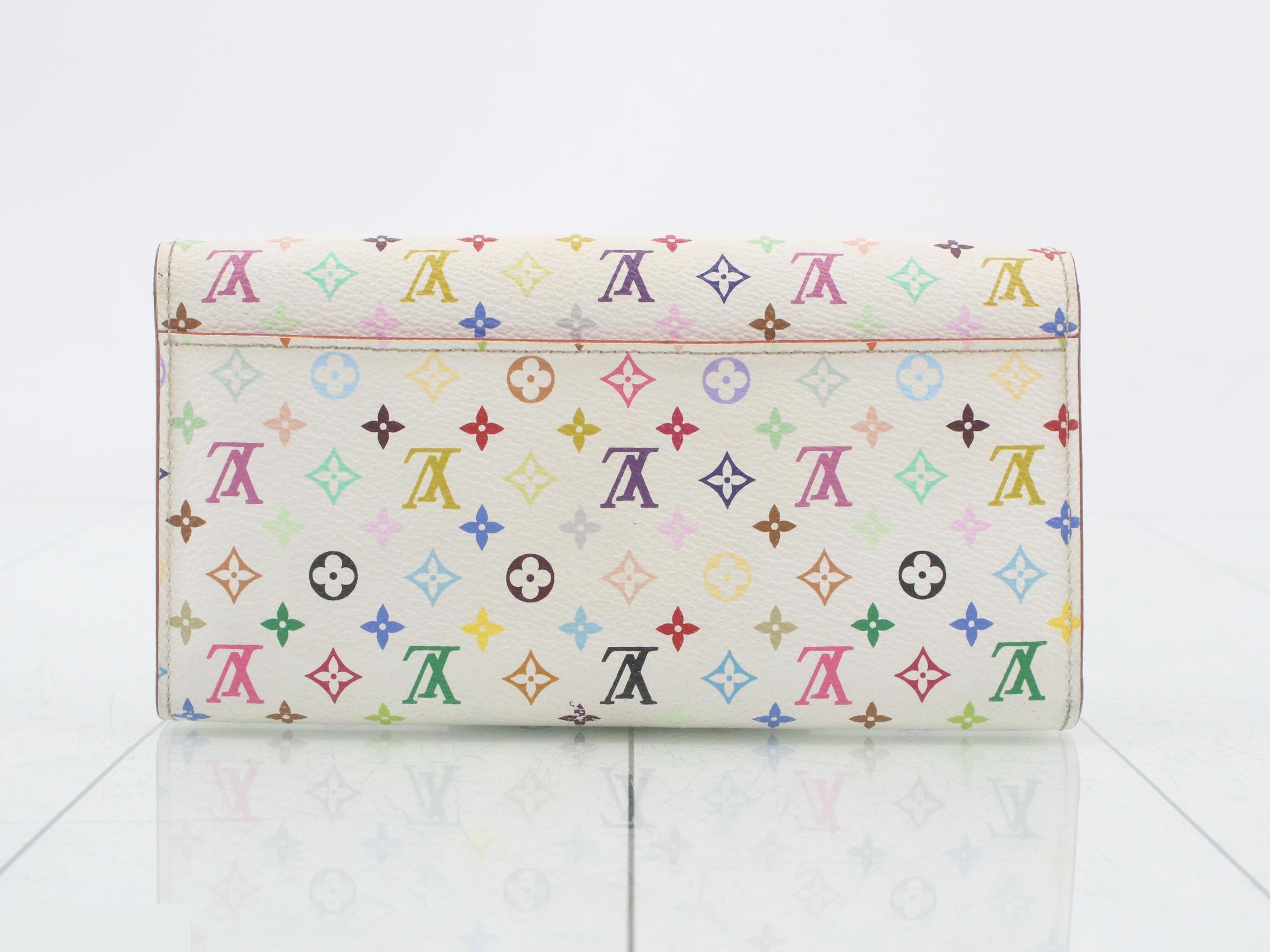 M60667 LV Multicolor Portefeuille Sarah Blanc Rich — view 2
