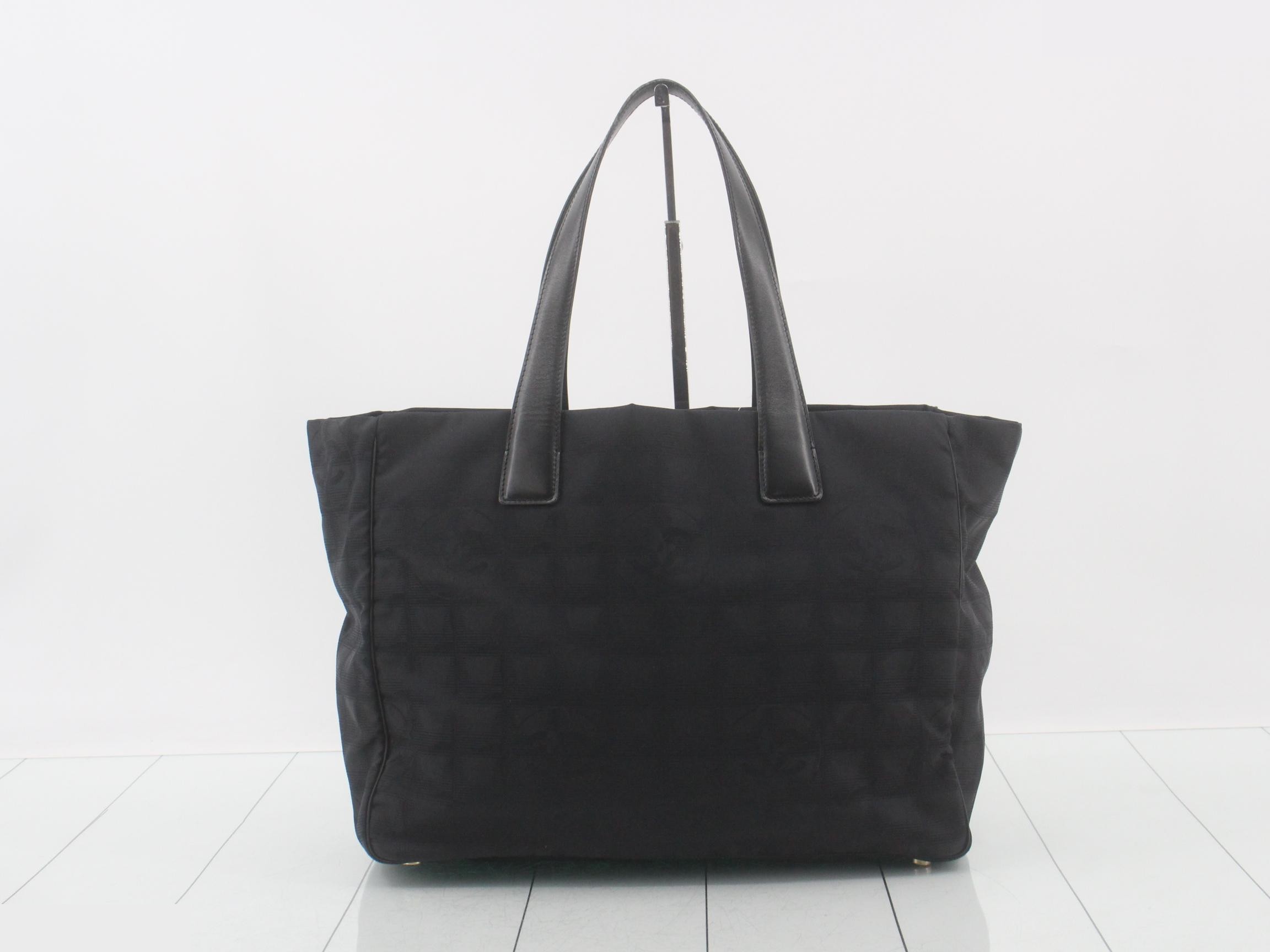 Tote bag, travel style, black, GP nylon